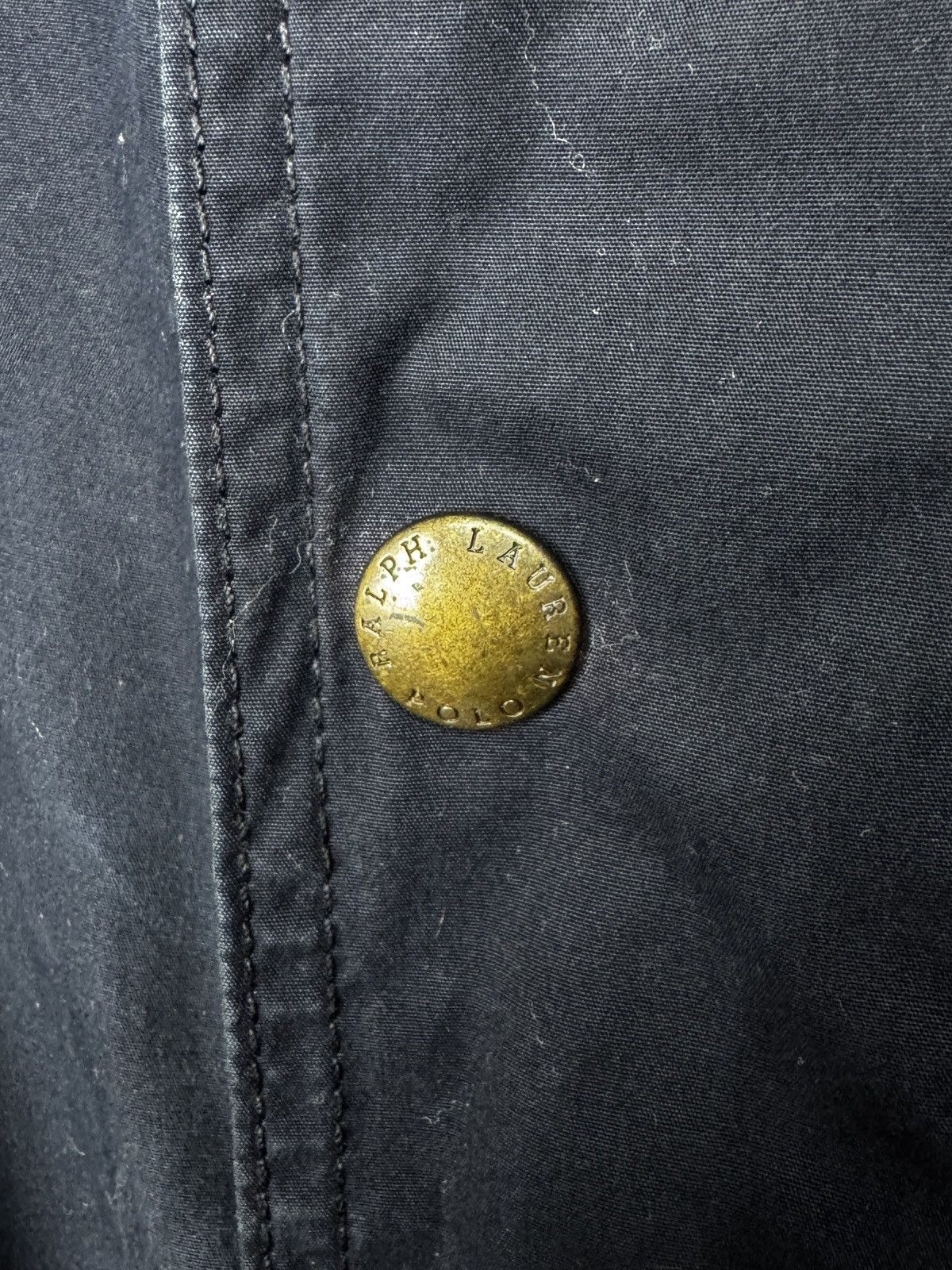 Polo Ralph Lauren Polo Ralph Lauren vintage navy blue cotton long jacket sz M Size US M / EU 48-50 / 2 - 5 Thumbnail