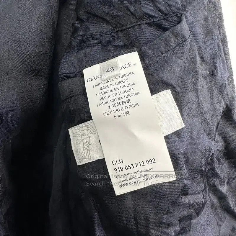 Other Versace Dark Blue Men's Outerwear . Size US L / EU 52-54 / 3 - 6 Thumbnail