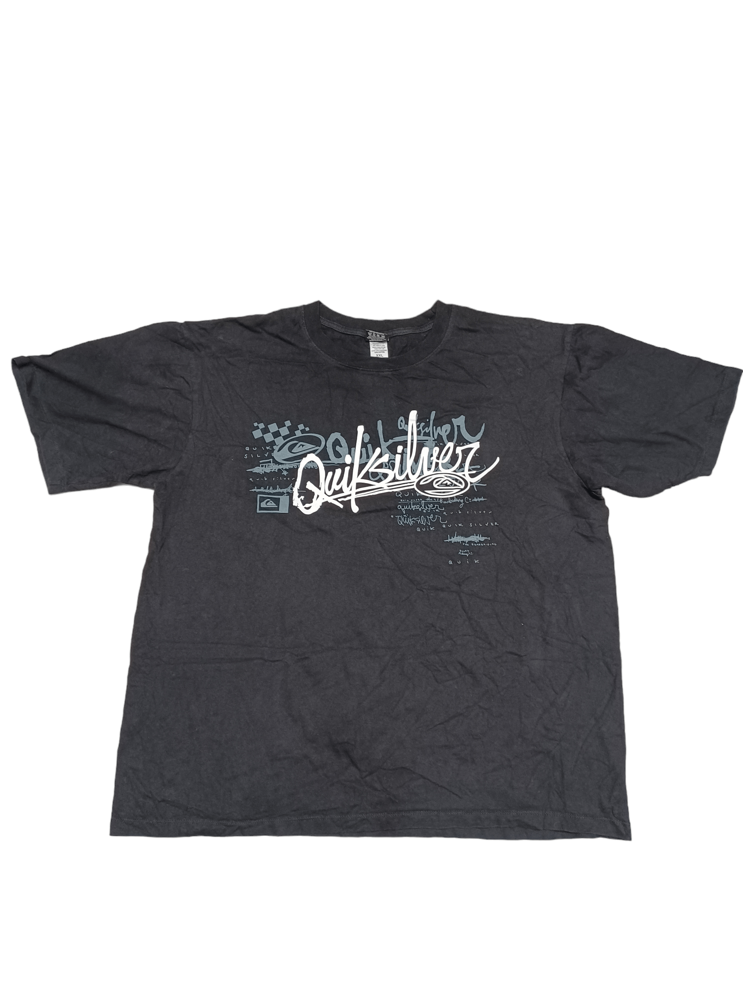 Quiksilver VINTAGE QUIKSILVER BIGLOGO 90S TEE XXL SK8 SKATEBOARDING Y2K Size US XXL / EU 58 / 5 - 1 Thumbnail