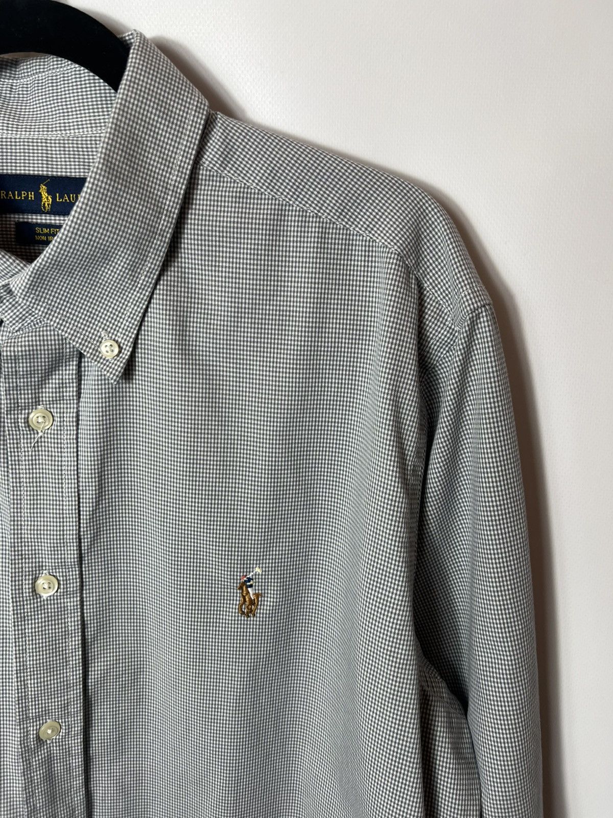 Polo Ralph Lauren Vintage luxury Polo Ralph Lauren Non Iron Button Up Shirt Size US XL / EU 56 / 4 - 4 Thumbnail
