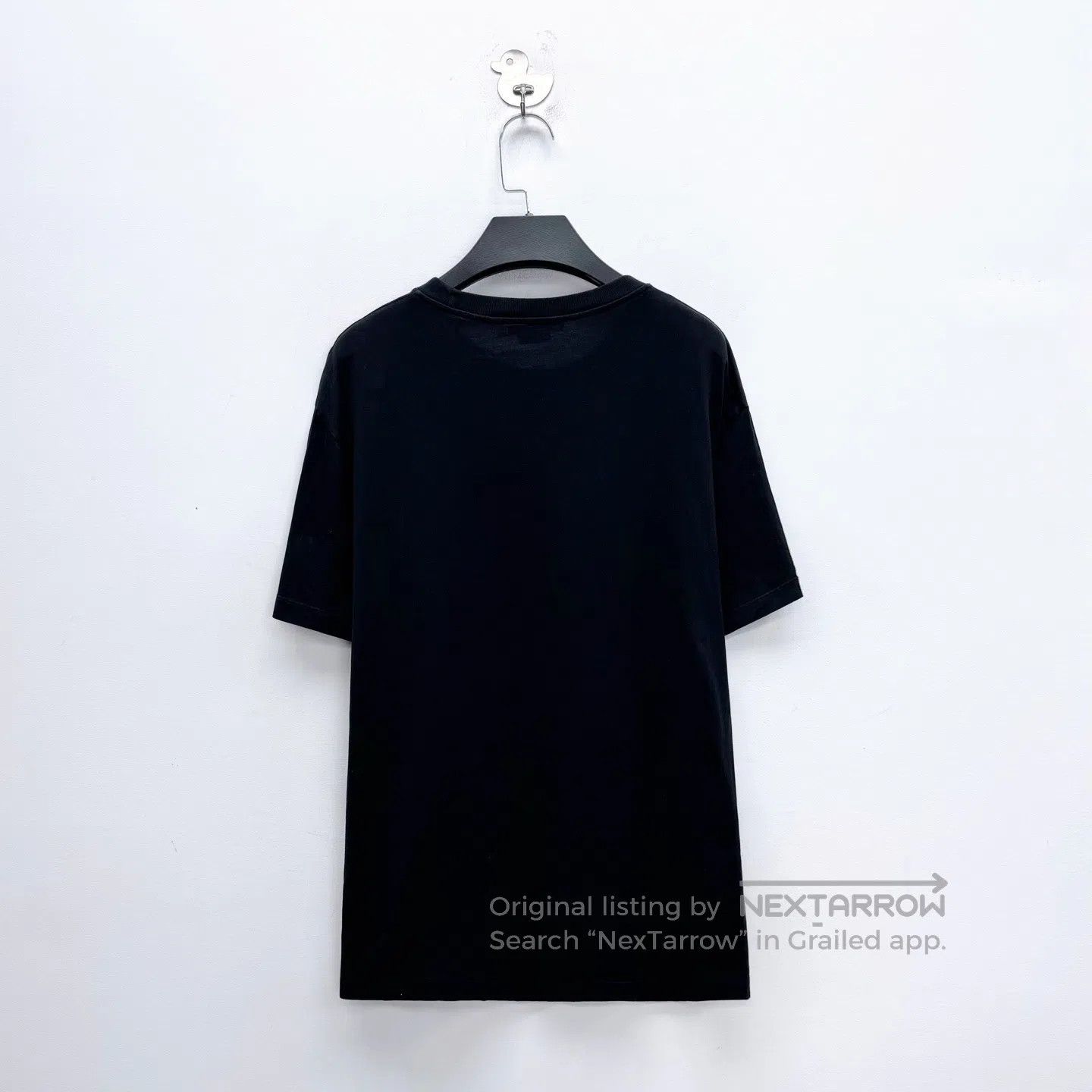 Versace Versace Black Shiny Cotton Medusa Letter Logo Short Sleeve Size US L / EU 52-54 / 3 - 2 Thumbnail