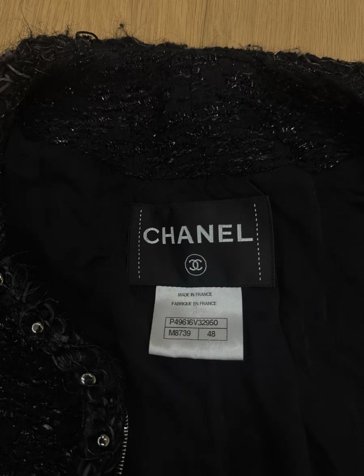Chanel CHANEL black jacket Size US M / EU 48-50 / 2 - 2 Thumbnail