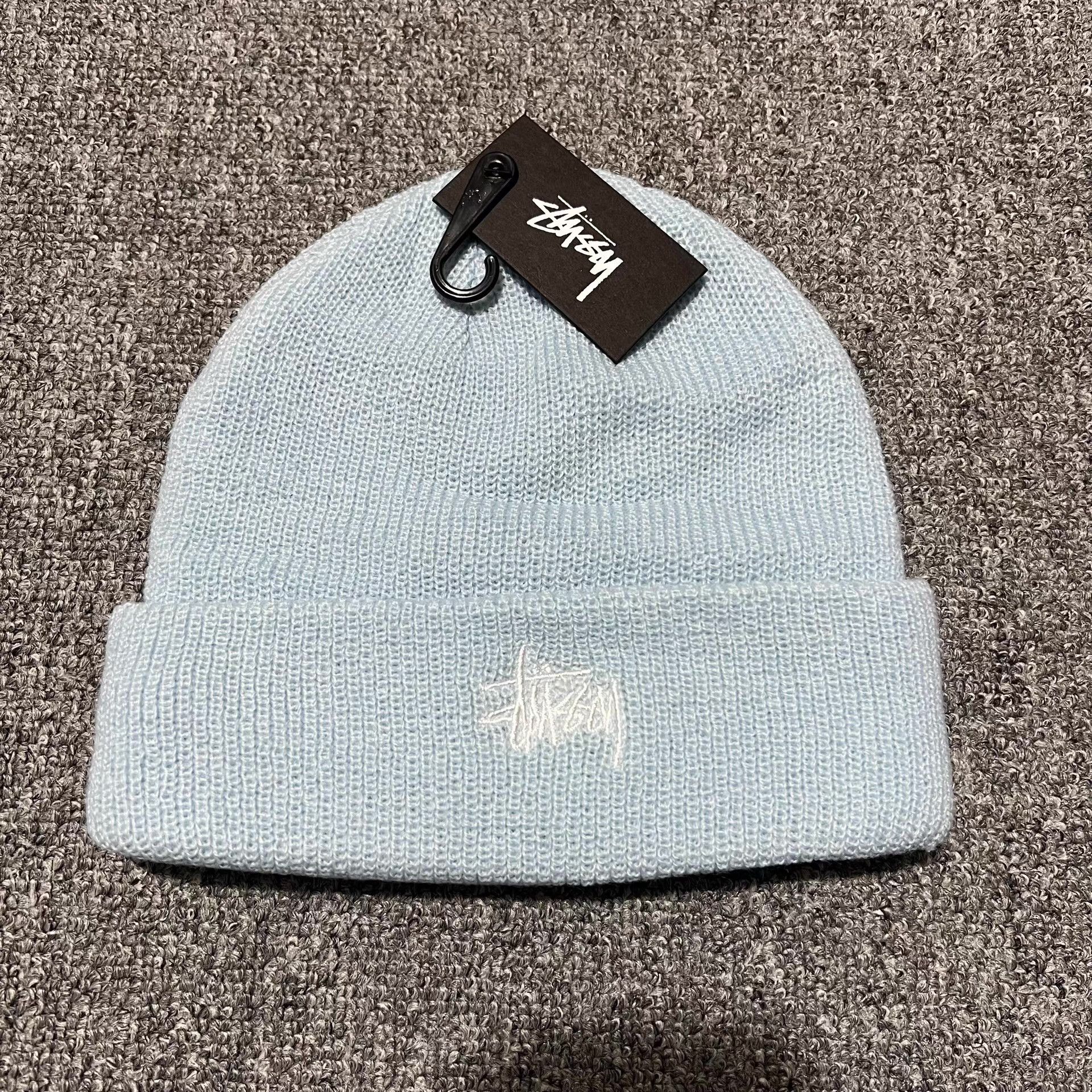 Stussy Stussy Classic Solid Color Embroidered Logo Knit Beanie Q7 Size ONE SIZE - 6 Thumbnail
