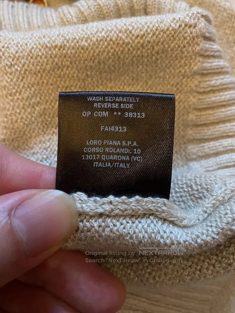 Other LoroPiana Heavy Cashmere Cable Knit Sweater. Size US L / EU 52-54 / 3 - 9 Thumbnail