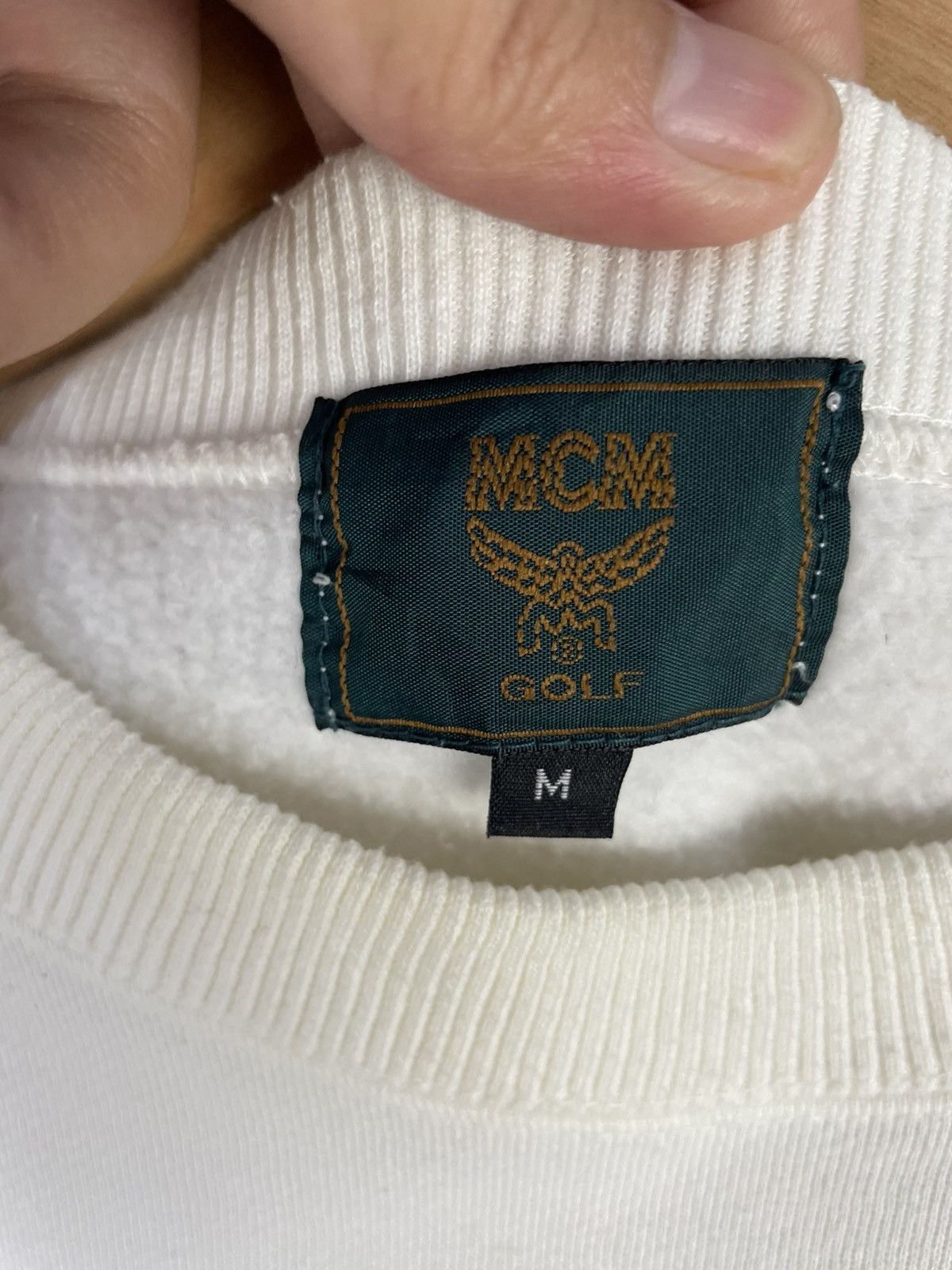 MCM Vintage MCM Golf Spell Out Logo Sweatshirt Size US M / EU 48-50 / 2 - 5 Thumbnail