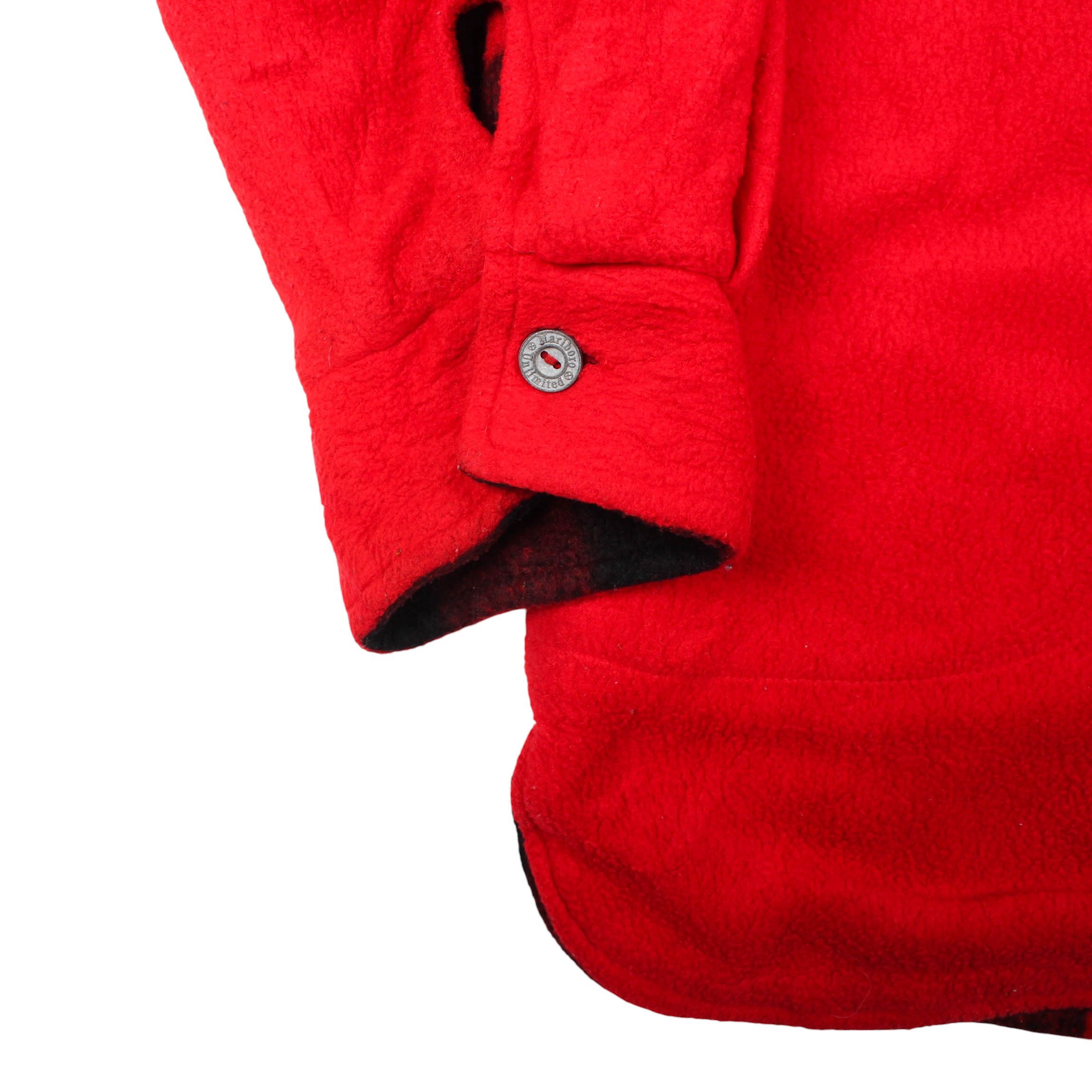 Marlboro Vintage Marlboro Unlimited Reversible Fleece Jacket 90s Size US XXL / EU 58 / 5 - 8 Thumbnail