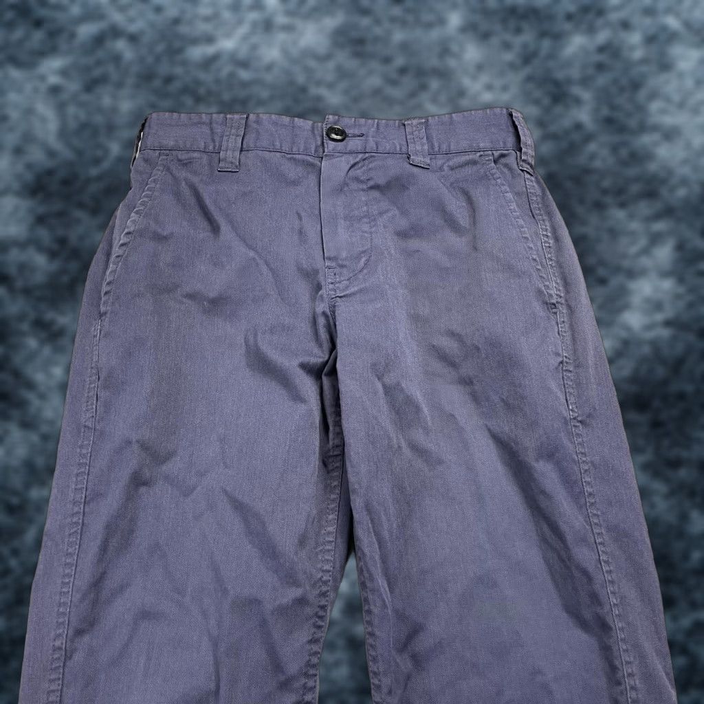 Vintage Beams Cat's Paw Work Clothing Mens Canvas Chino Pants Blue W28 28x24 Straight Pockets Logo Front Zip Casual Workwear Shirts? Size US 28 / EU 44 - 1 Thumbnail