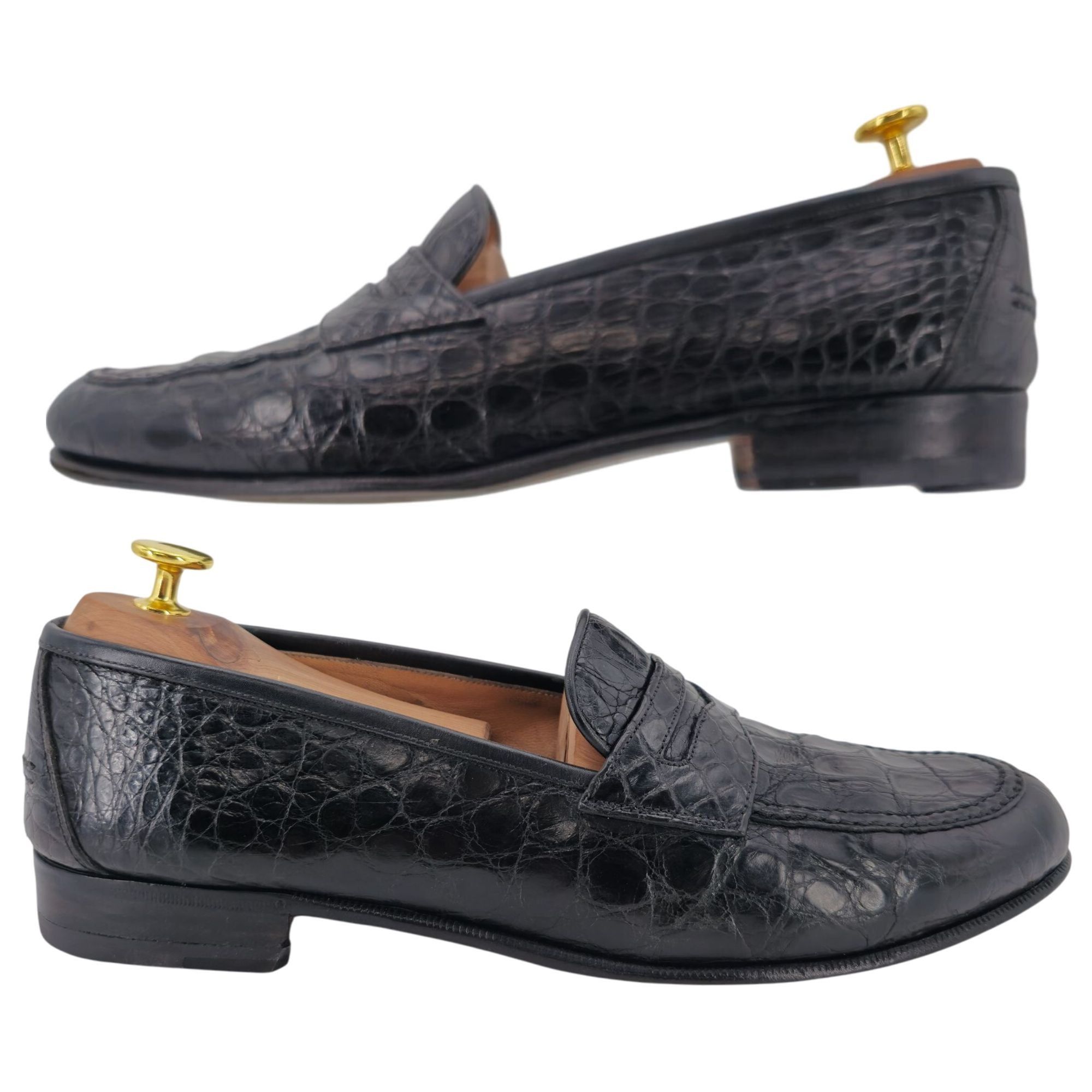 Salvatore Ferragamo Salvatore Ferragamo Exotic Black Crocodile Dress Shoe Men 11 Size US 11 / EU 44 - 3 Thumbnail