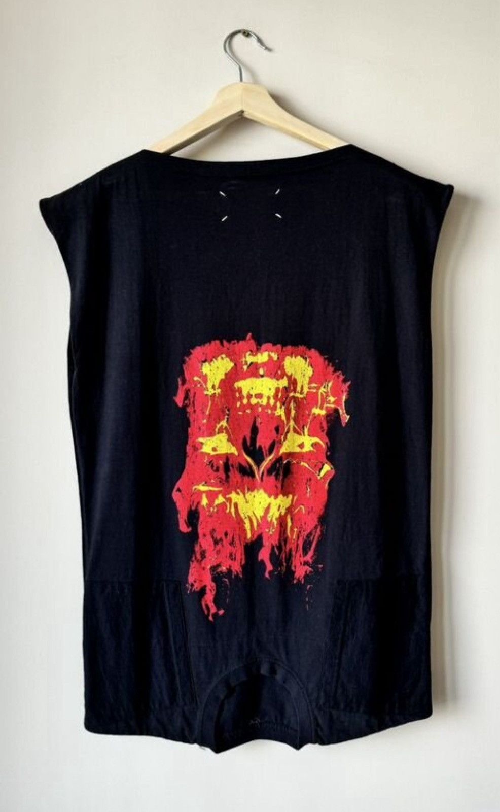 Maison Margiela Maison Margiela SS08 Shark Tooth Black Tank-Top