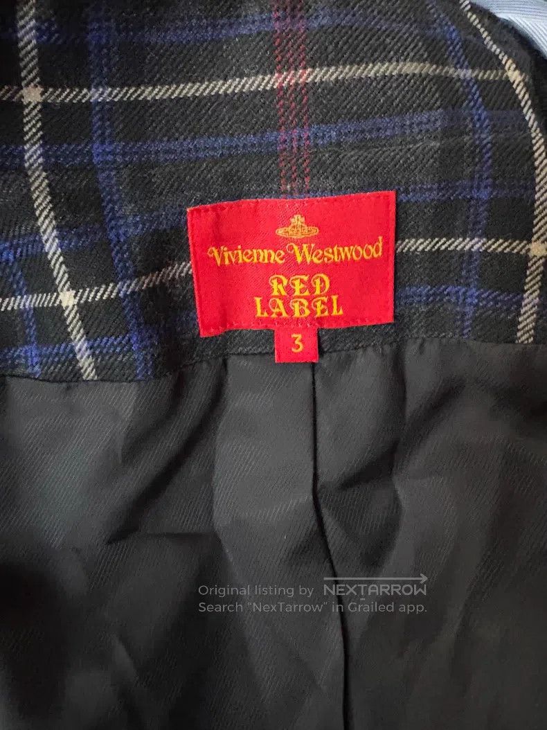 Vivienne Westwood Vivienne Westwood Vintage Grey-Blue Plaid Collar Suit Set Size M / US 6-8 / IT 42-44 - 8 Thumbnail