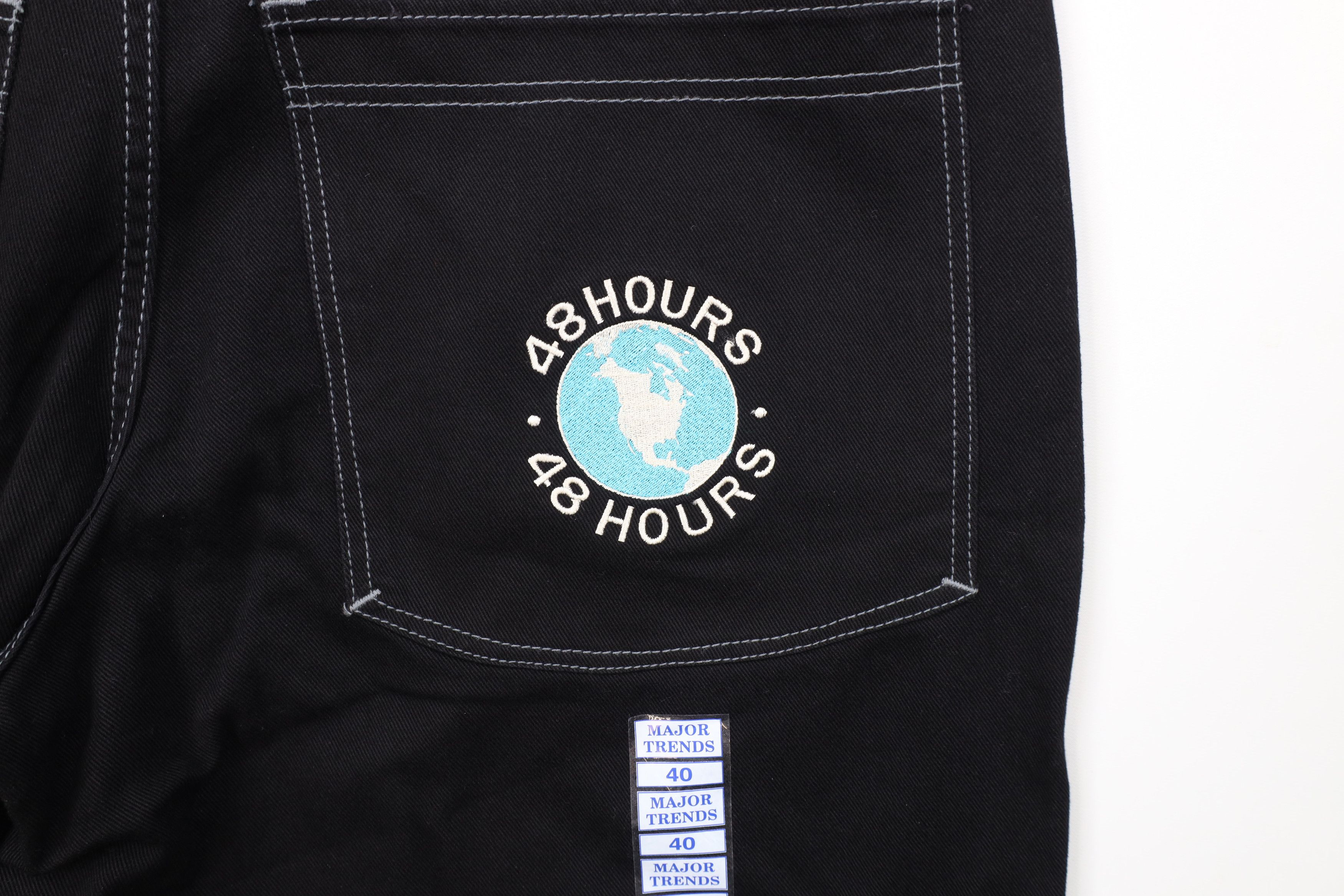 Vintage Deadstock Vintage 90s Streetwear Baggy Fit Denim Shorts Size US 40 / EU 56 - 14 Thumbnail