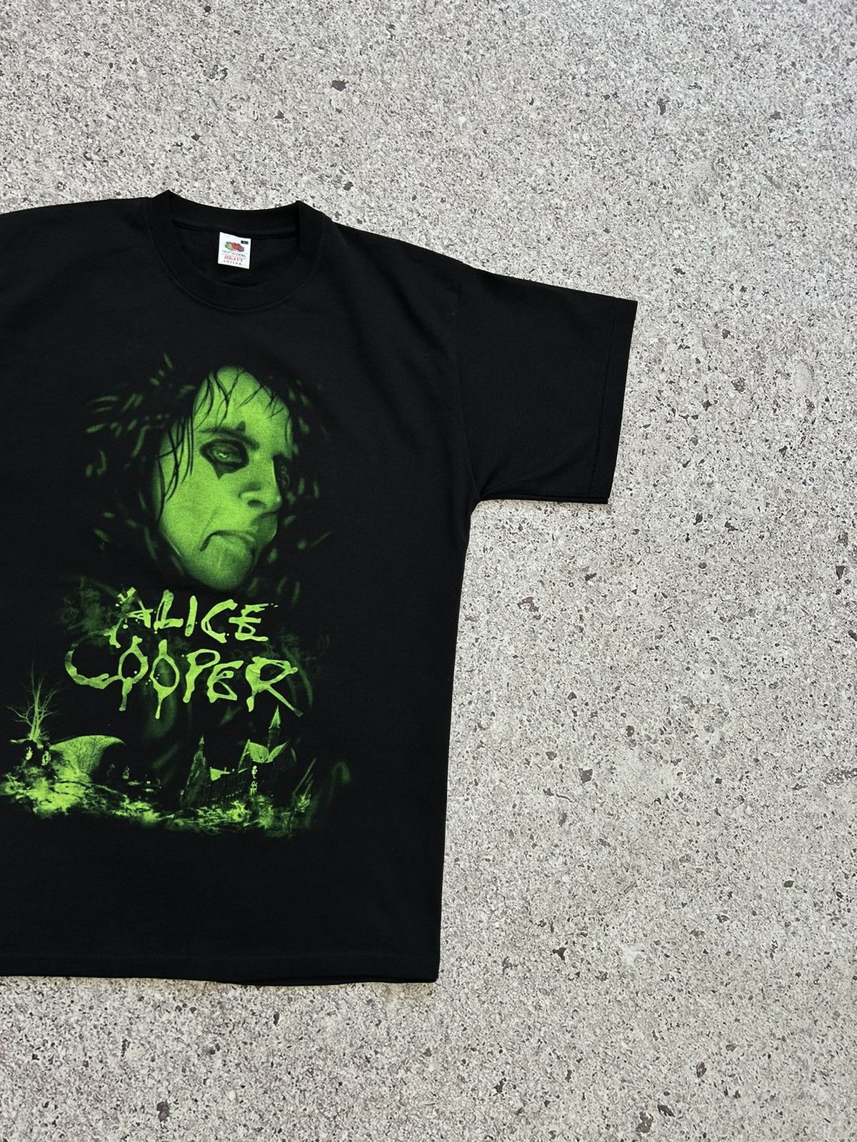 Band Tees × Vintage Vintage Alice Cooper Face Logo 2011 Rock Band T-Shirt Y2K Size US L / EU 52-54 / 3 - 4 Thumbnail