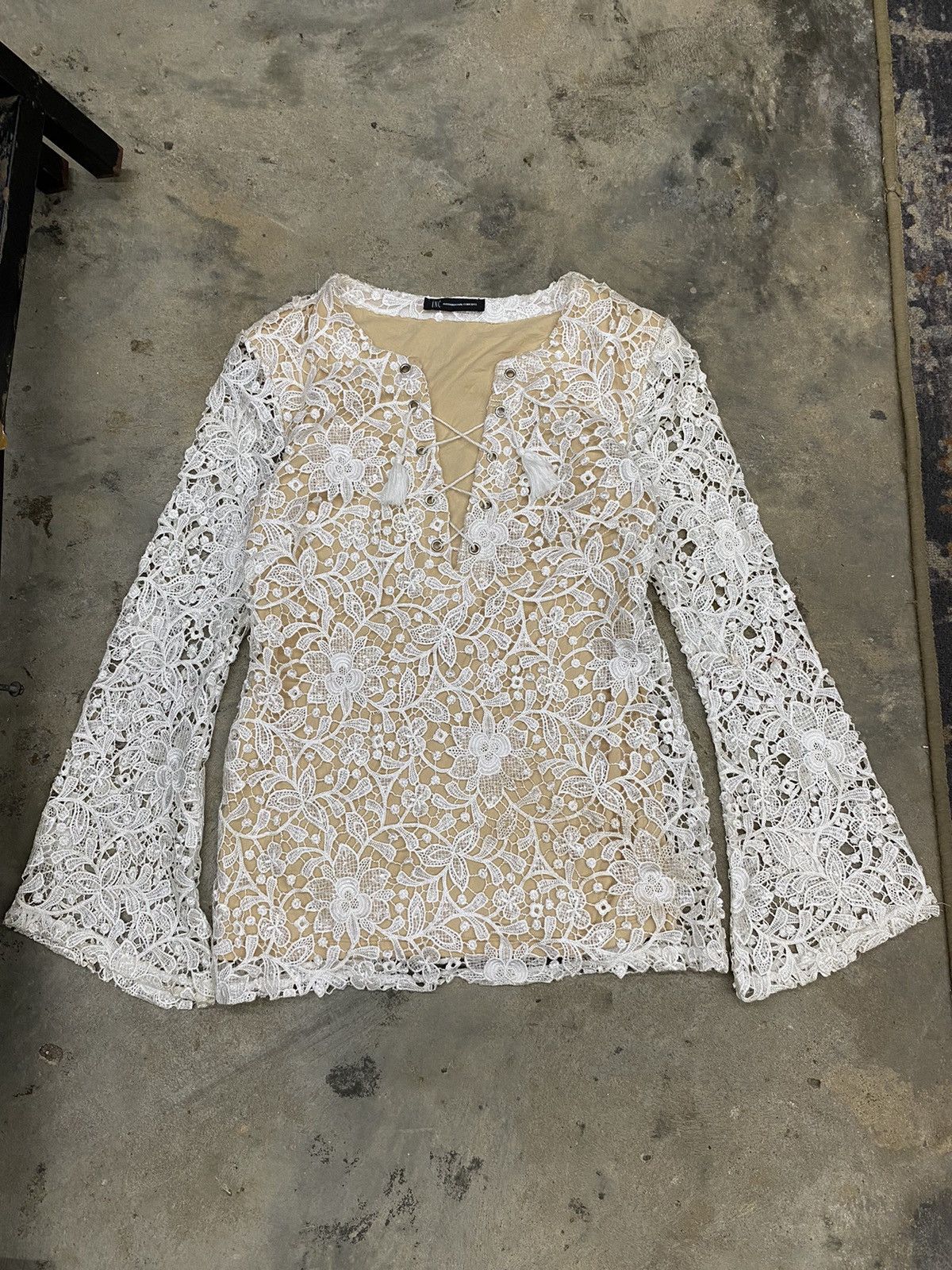 Hysteric Glamour × If Six Was Nine × Japanese Brand open lace up shirt inc international concepts Size M / US 6-8 / IT 42-44 - 8 Thumbnail