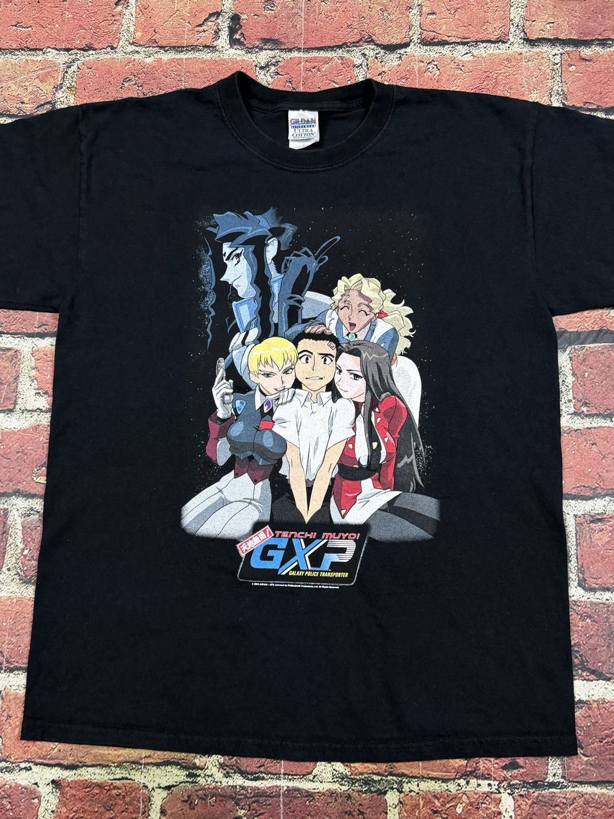 Gildan Vintage Tenchi Muyo GXP Anime Tee Galaxy Police Transporter Size US L / EU 52-54 / 3 - 4 Thumbnail