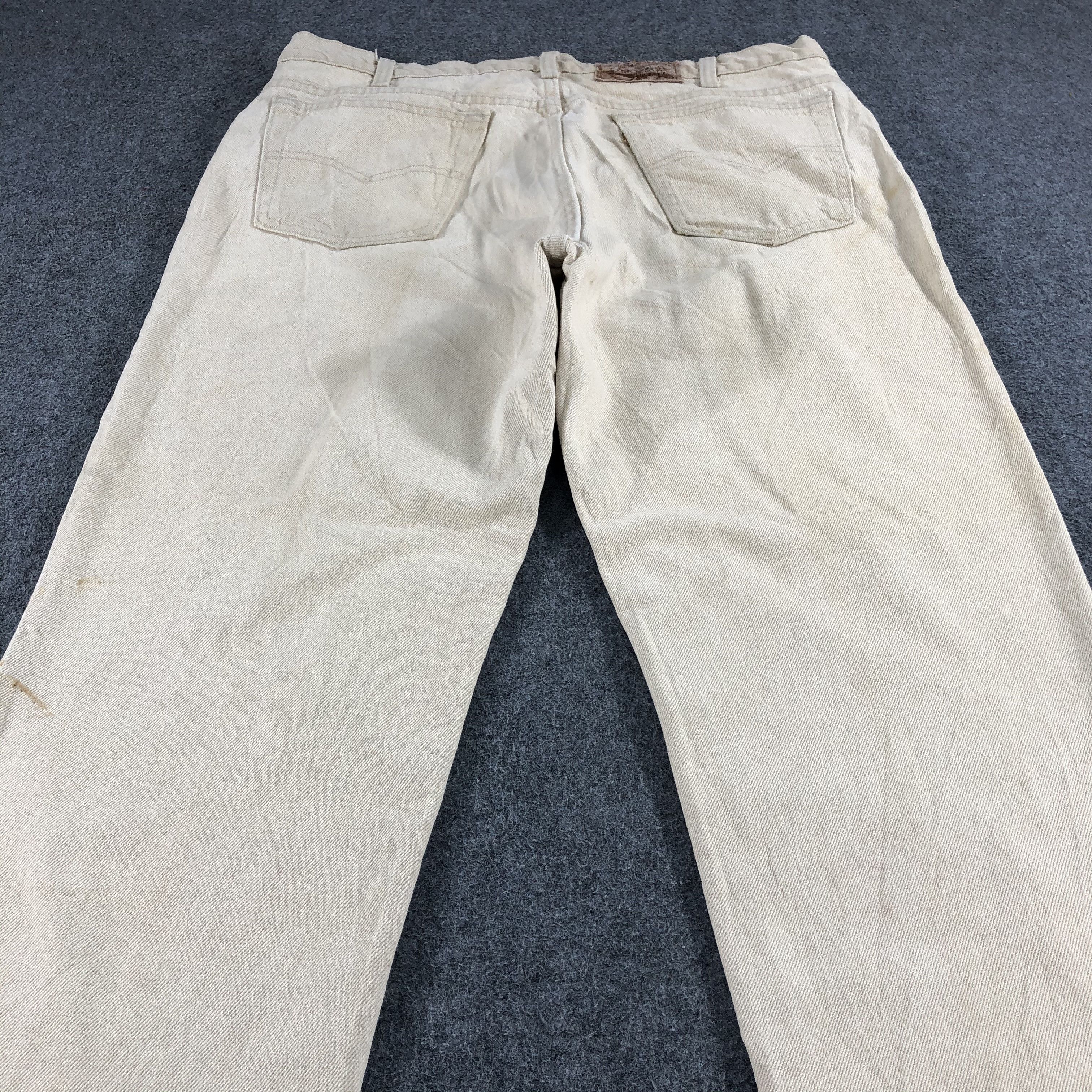 Levi's Vintage 90s Cream Levis 540 Jeans-J1141 Size US 36 / EU 52 - 4 Thumbnail