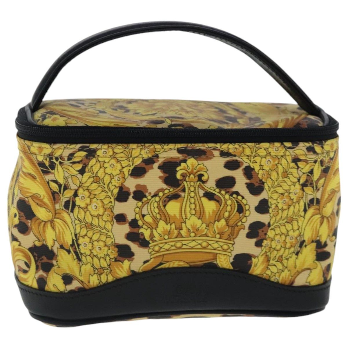 Versace Vanity Yellow Canvas Clutch Bag (Pre-Owned) Size ONE SIZE - 1 Thumbnail
