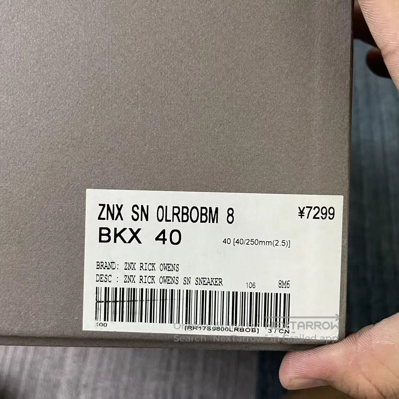 Rick Owens Rick Owens Classic Low Top Sneakers. Size US 7 / EU 40 - 9 Thumbnail