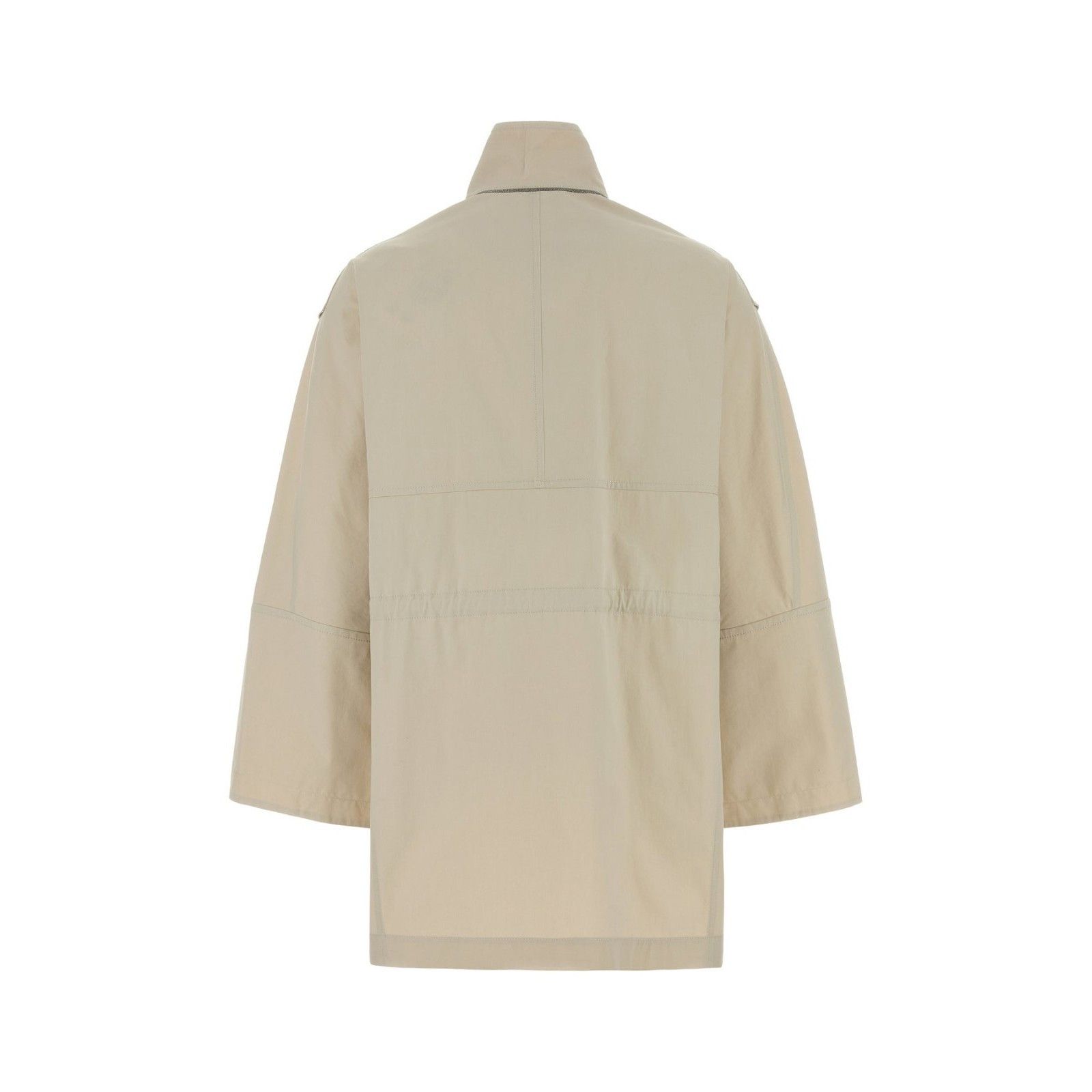 Brunello Cucinelli BRUNELLO CUCINELLI Sand Cotton Blend Jacket New & Authentic Size XS / US 0-2 / IT 36-38 - 2 Thumbnail