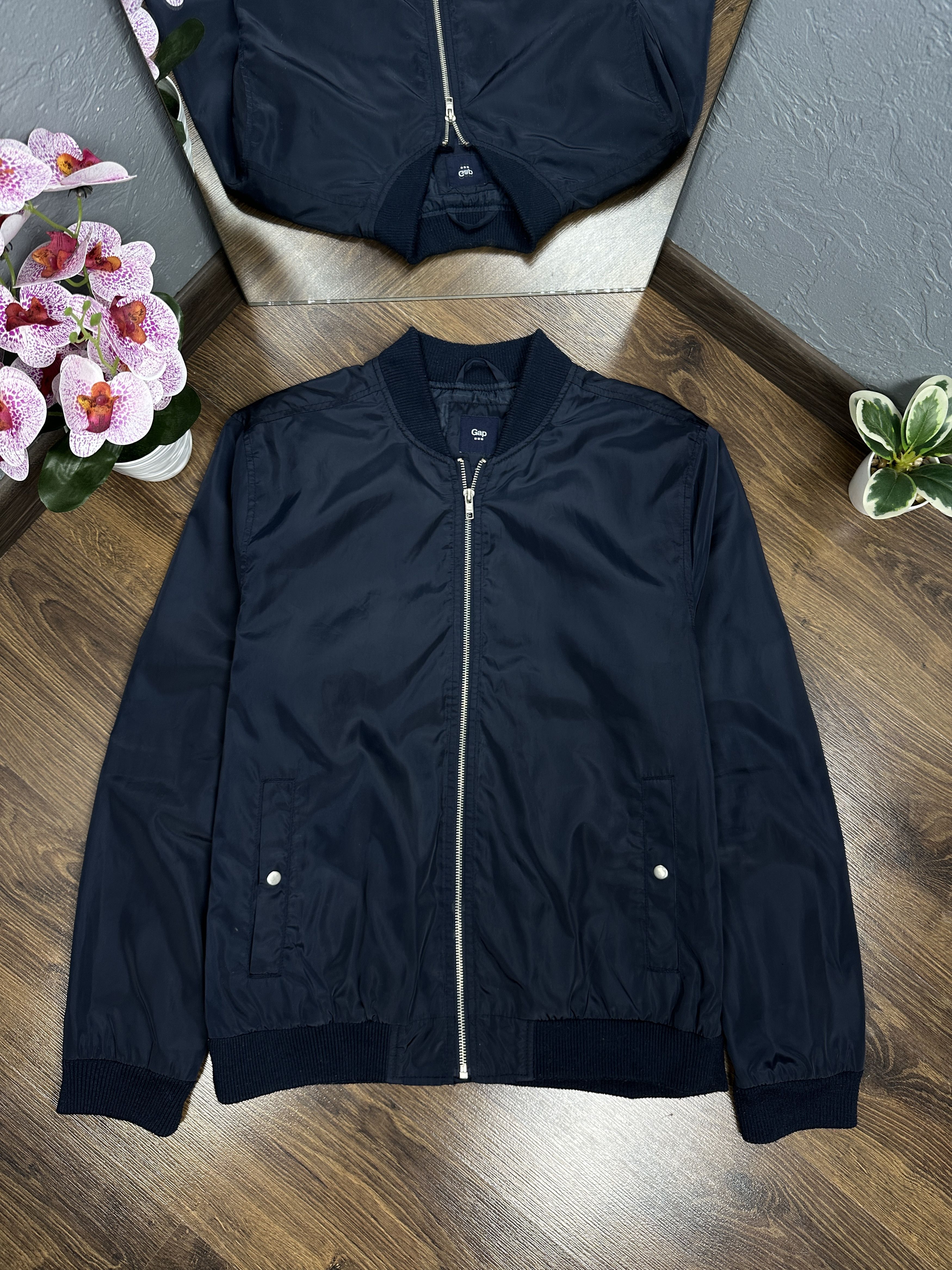 Gap Gap Vintage Mens Nylon Bomber Jacket Size US M / EU 48-50 / 2 - 1 Thumbnail