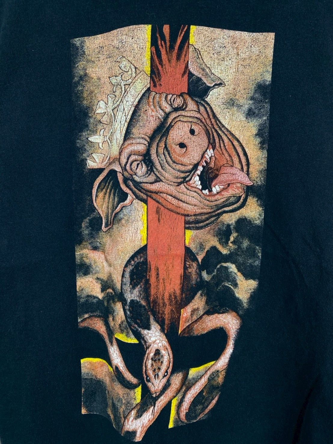 Vintage Harm's Way No God No Master Long Sleeves T-Shirts DO1200 Size US S / EU 44-46 / 1 - 3 Thumbnail