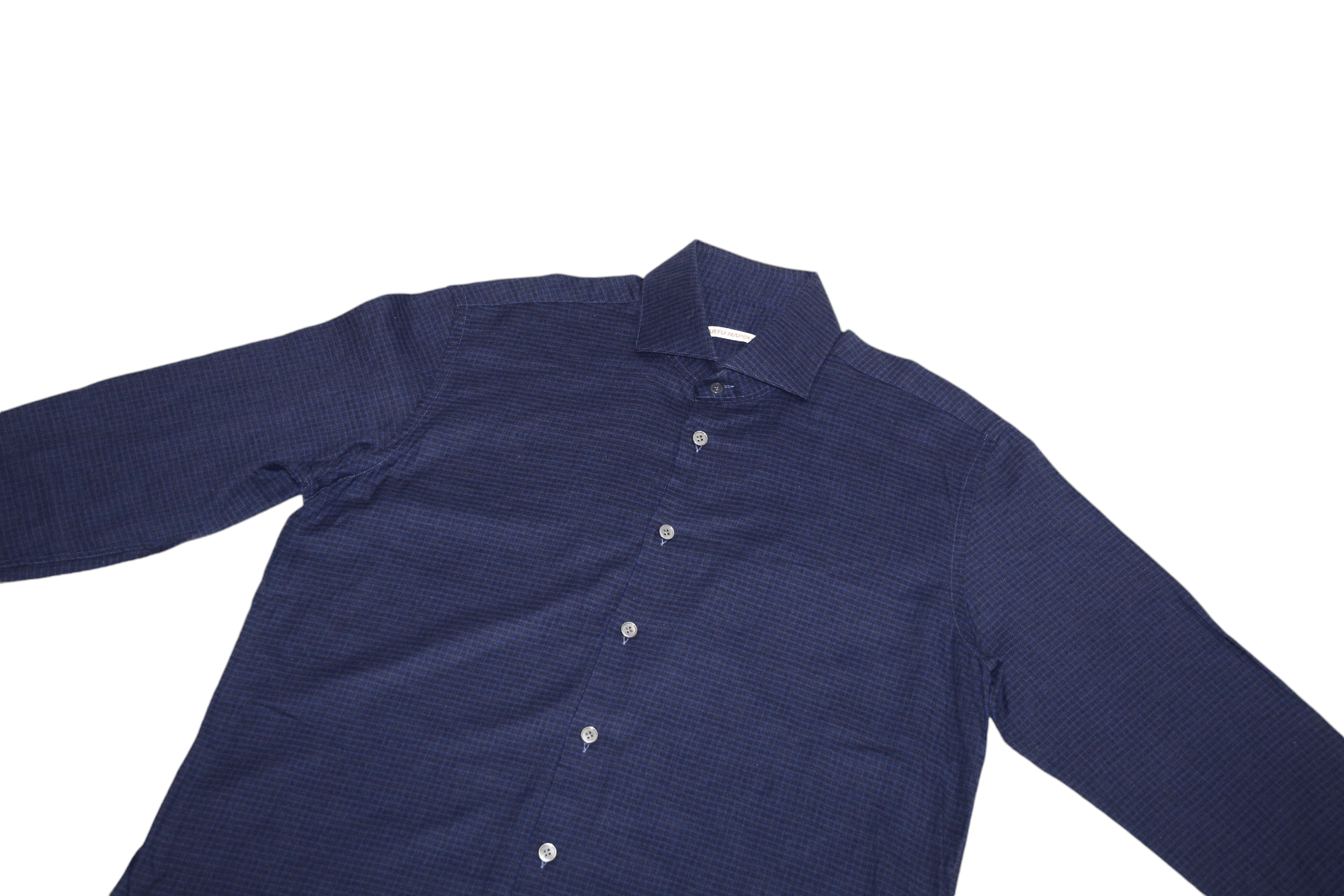 Barba Napoli Artu Napoli Club-collar Checkered Flannel Casual Shirt Size US XL / EU 56 / 4 - 2 Thumbnail