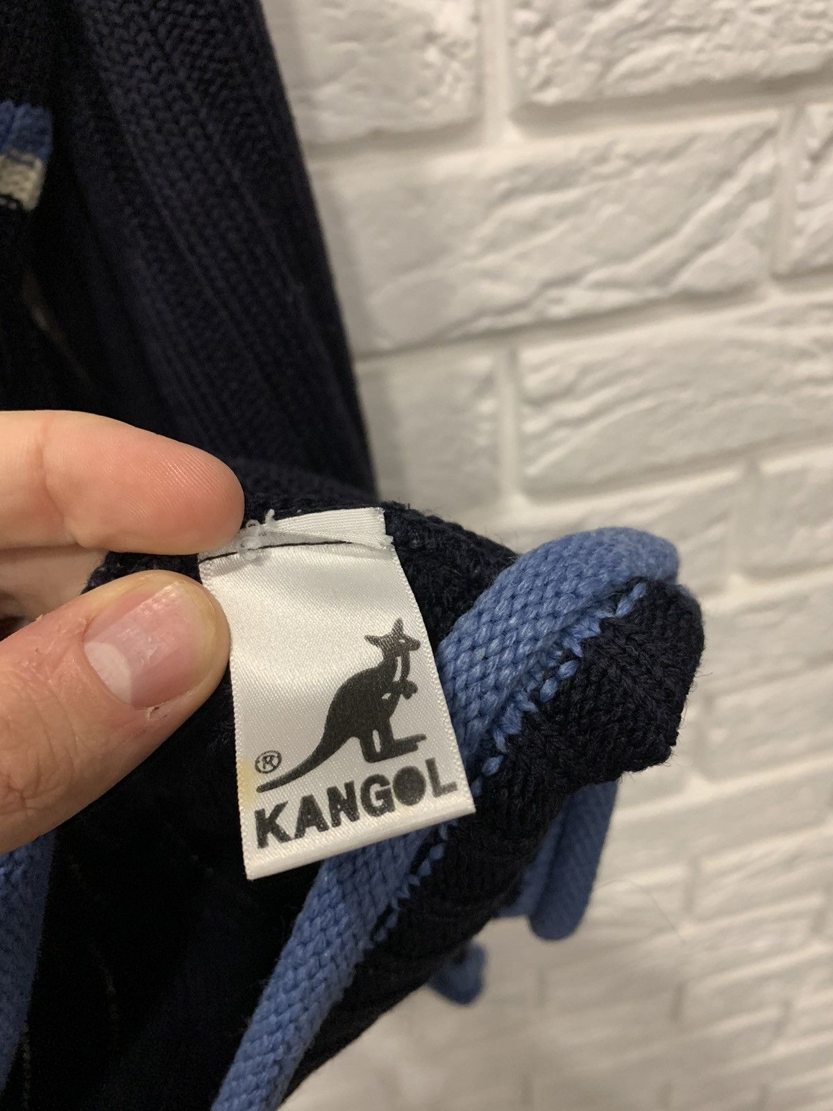 Kangol × Vintage Vintage Kangol Crewneck Sweater Knitwear Big Logo Y2K USA Size US L / EU 52-54 / 3 - 6 Thumbnail