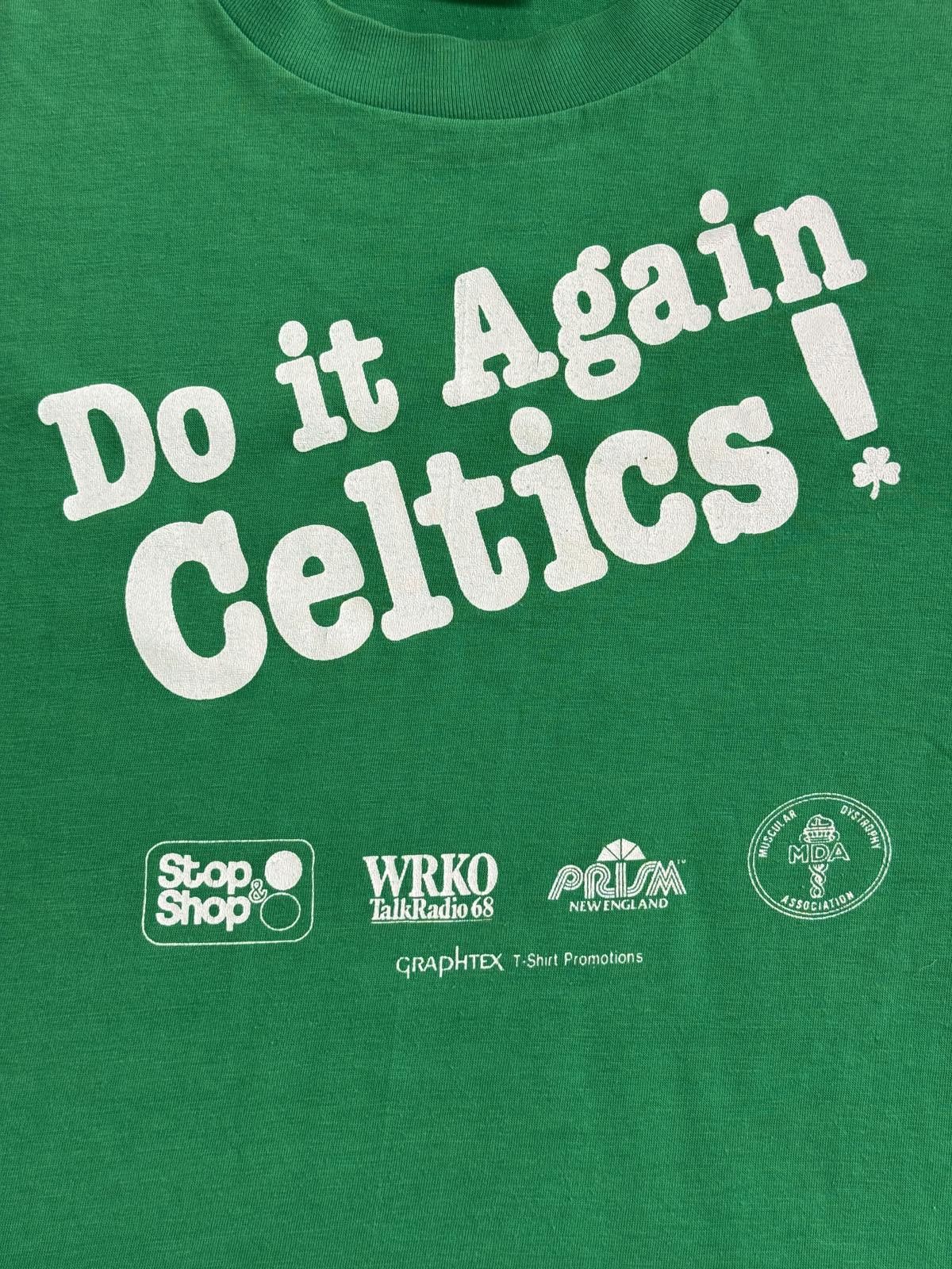 Hanes Vintage Boston Celtics 80s T-shirt Do It Again Celtics - XL Size US XL / EU 56 / 4 - 3 Thumbnail