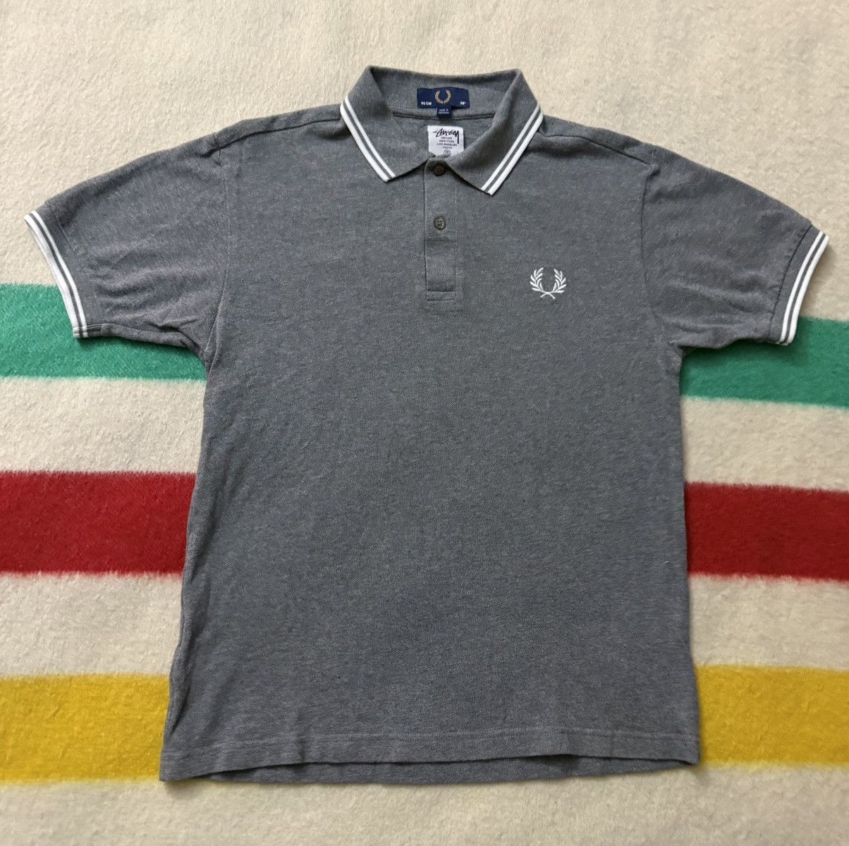 Fred Perry stussy polo shirt サイズ42 Fred Perry stussy polo shirt サイズ42 Fred Perry Stussy Polo