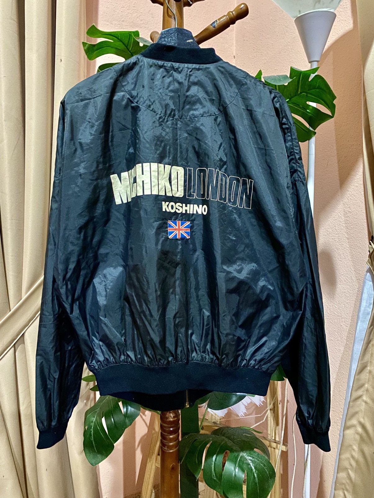 Michiko Koshino London Vintage Michiko Koshino London Bomber Jacket Nylon Size US L / EU 52-54 / 3 - 3 Thumbnail