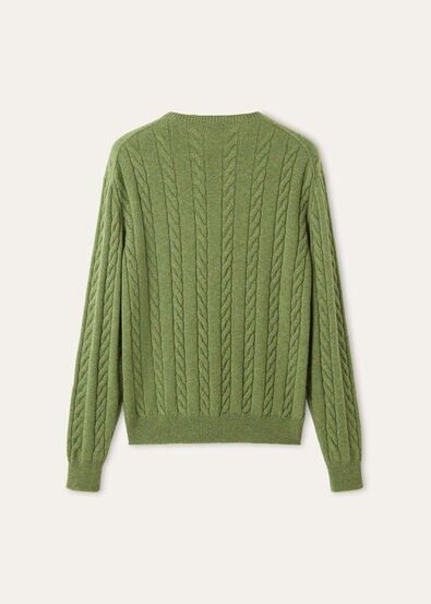 Loro Piana os11x0226 FAQ4517 Cedar Crewneck Sweater Eden Path Melange Size US S / EU 44-46 / 1 - 6 Thumbnail