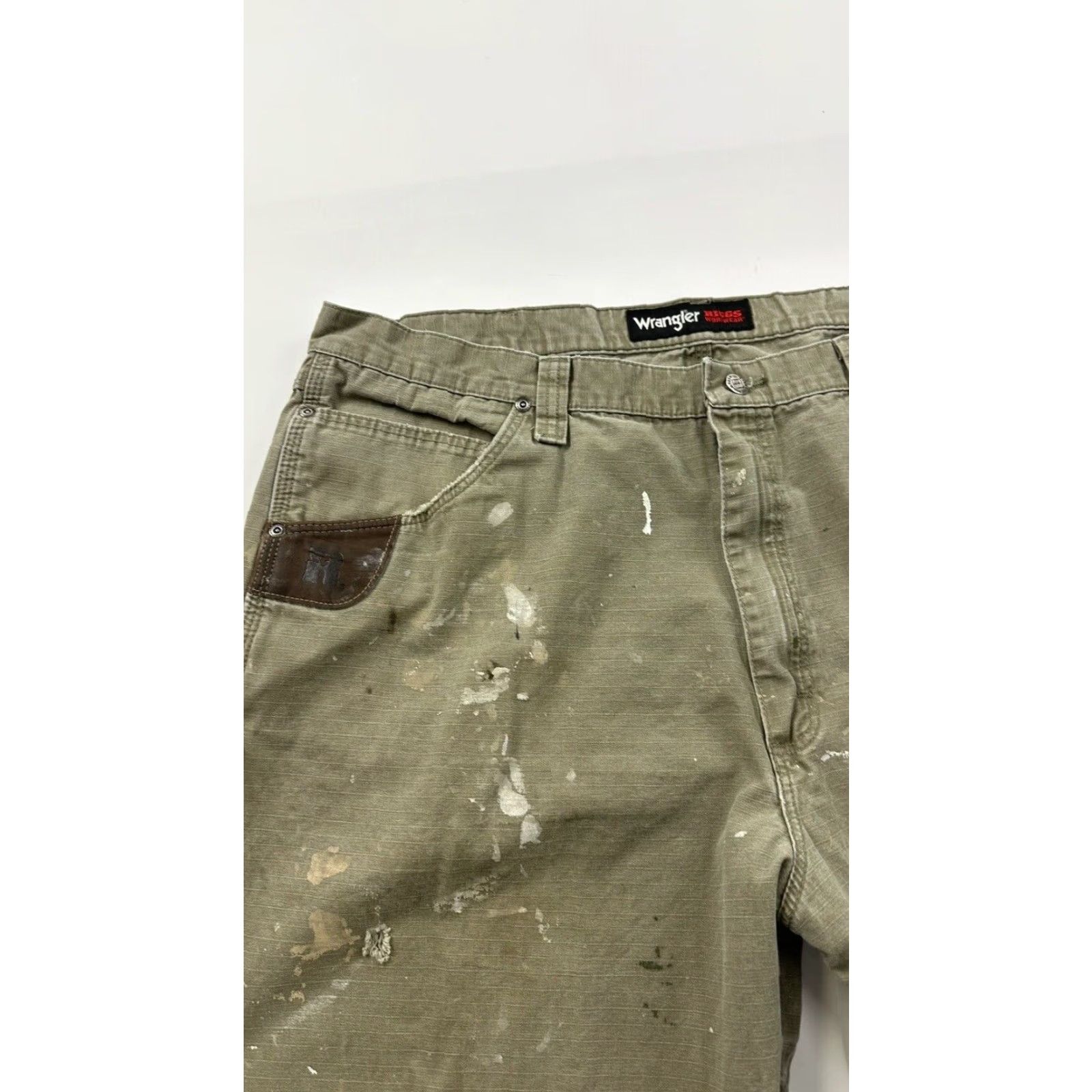 Wrangler Wrangler Carpenter Pants Mens 40x31 Khaki Workwear Size US 40 / EU 56 - 5 Thumbnail