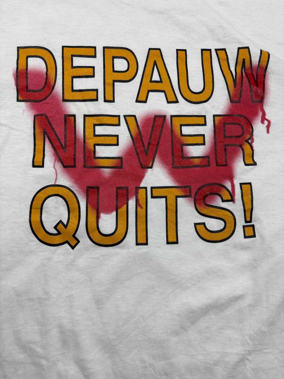 Vintage 90s DePauw University Single Stitch Tee Made in USA XL Size US XL / EU 56 / 4 - 7 Thumbnail