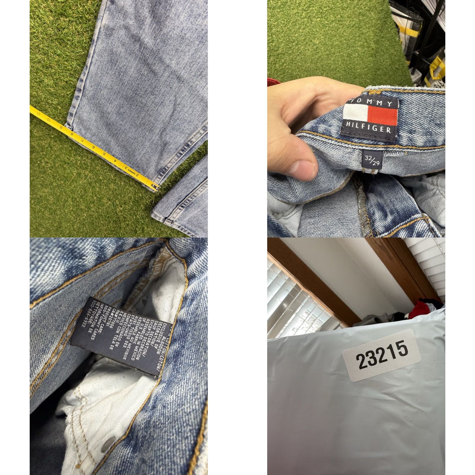 Tommy Hilfiger Tommy Hilfiger Jeans Mens 32x29 Light Wash Wide-Leg USA Vintage 90s Workwear Carpenter Jeans Mens Size US 32 / EU 48 - 8 Thumbnail