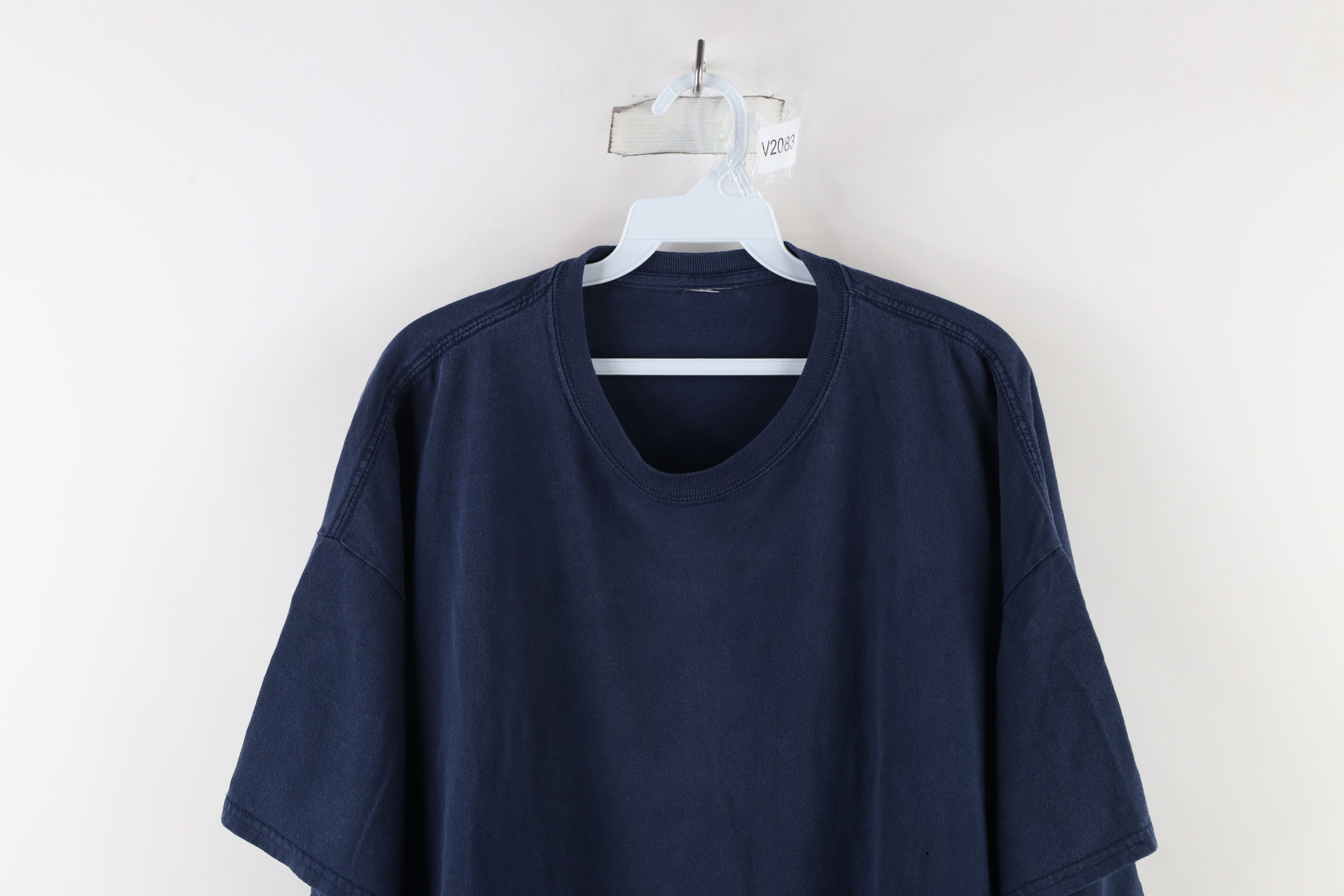 Vintage Vintage 90s Streetwear Blank Short Sleeve T-Shirt Cotton Size US XXL / EU 58 / 5 - 2 Thumbnail