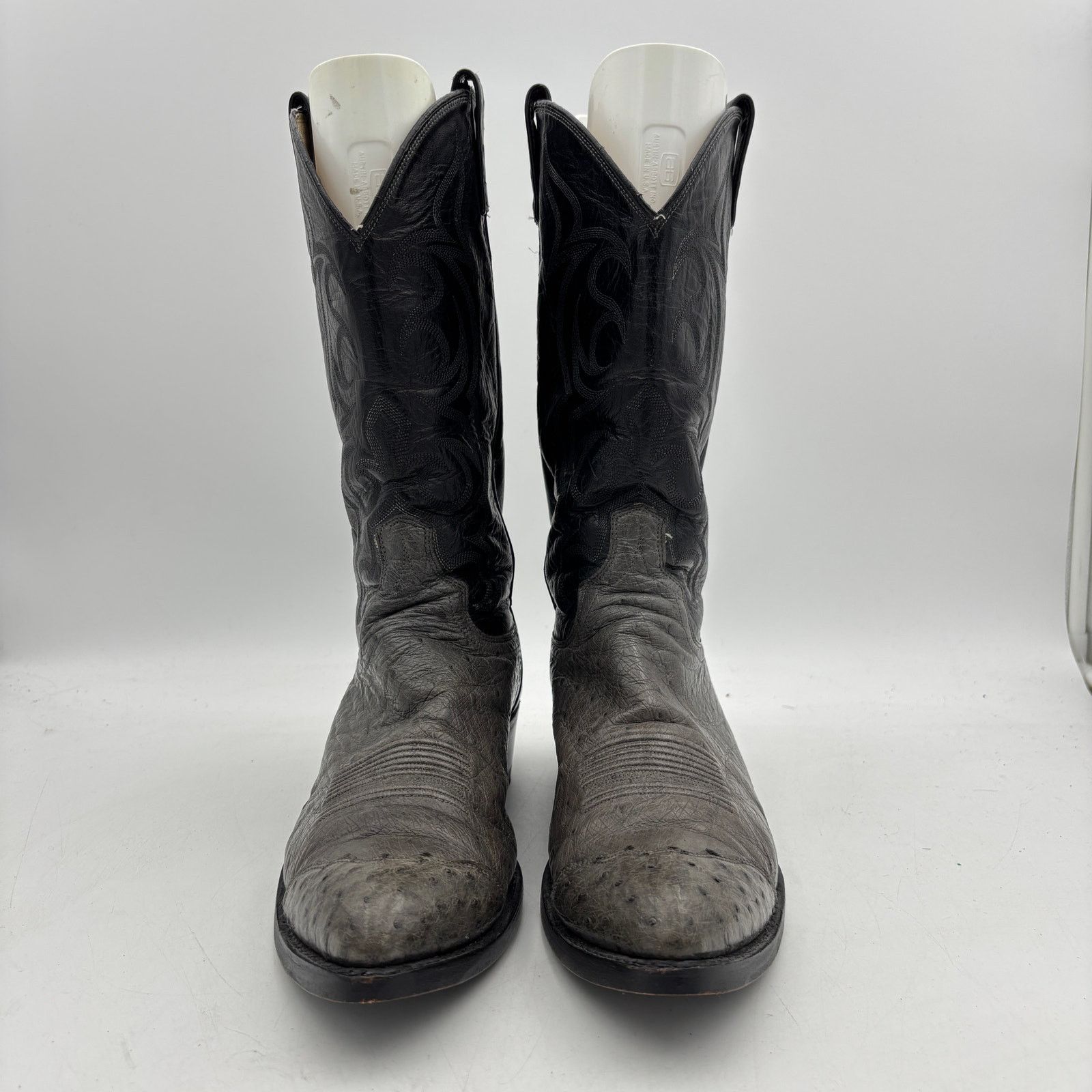 Dan Post Vintage Dan Post Exotic Ostrich Western Boots Snip Toe 11 D Size US 11 / EU 44 - 2 Thumbnail