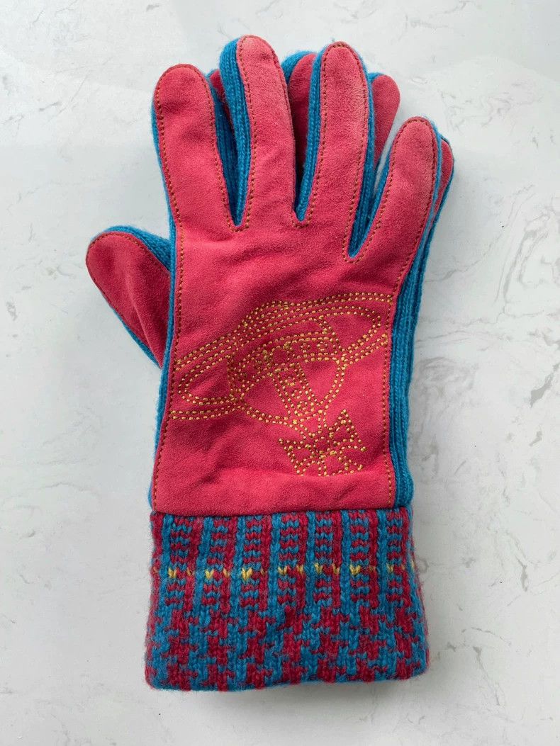 Vivienne Westwood Vivienne Westwood Empress Dowager Saturn embroidered leathe Size ONE SIZE - 6 Thumbnail
