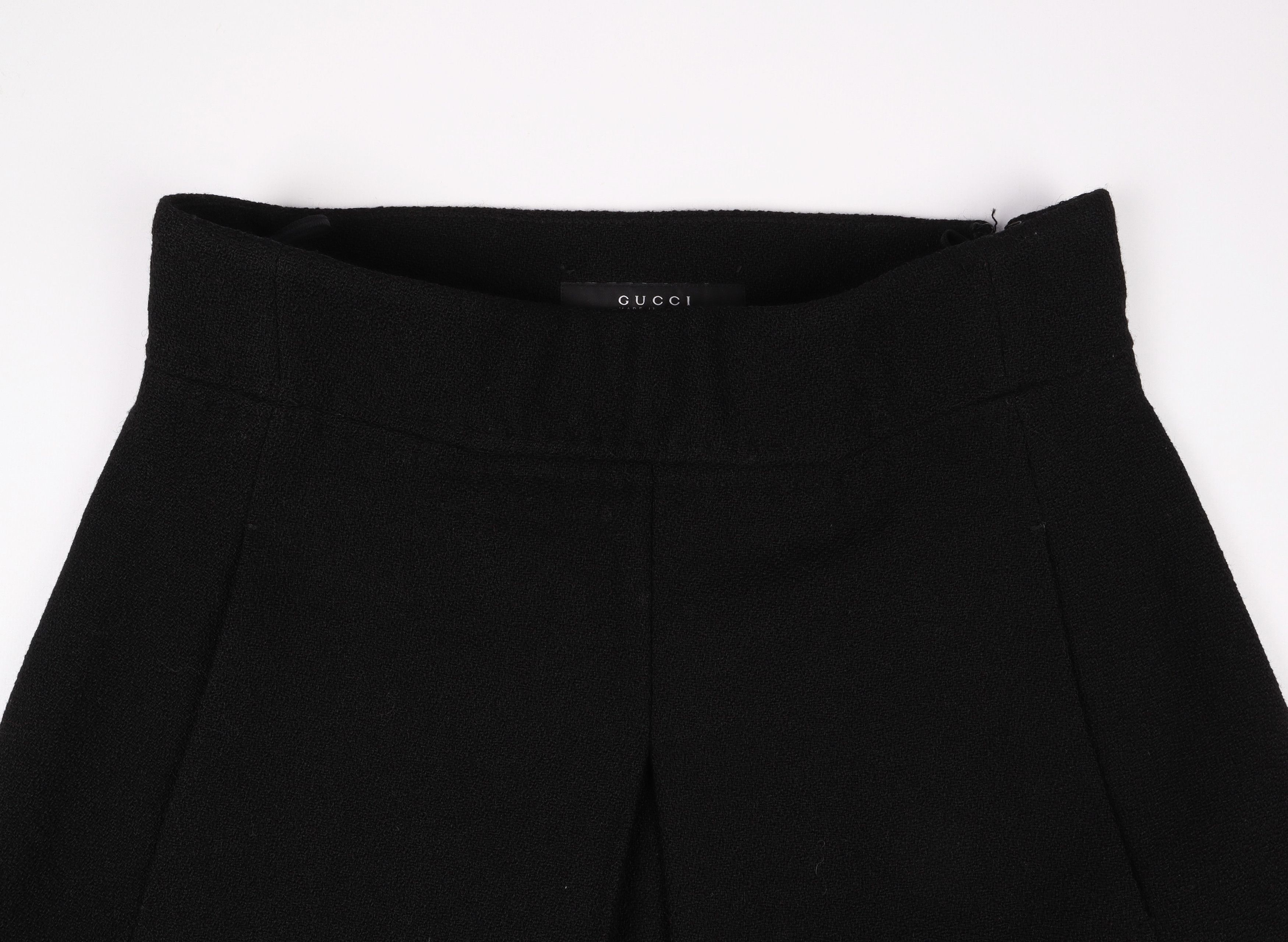 Gucci Vintage Gucci Tom Ford 90's Era Wool Blend Midi Skіrt Size 28" / US 6 / IT 42 - 5 Thumbnail