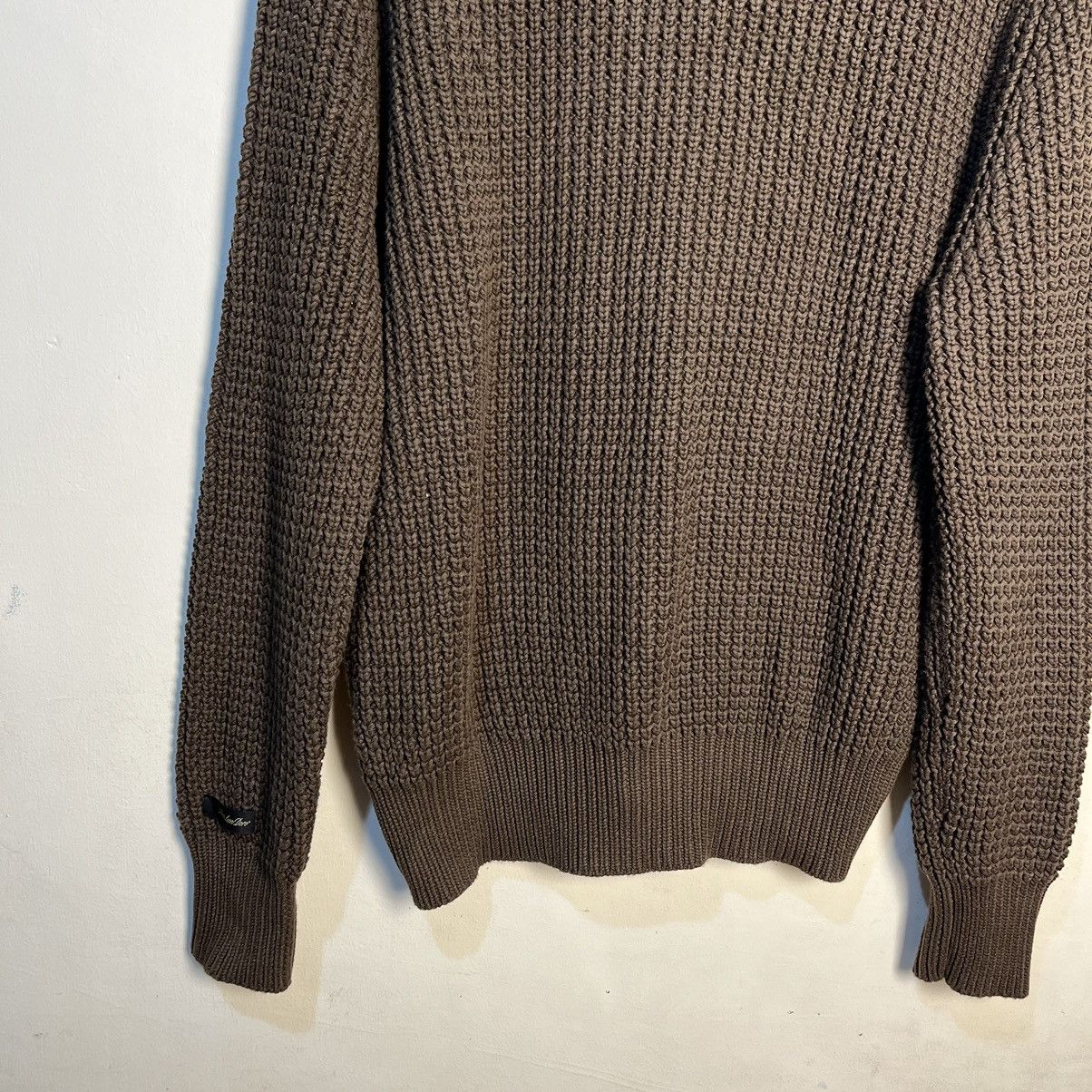 Aime Leon Dore Aime Leon Dore Mock Neck Choco Brown Knitted Sweater Size US M / EU 48-50 / 2 - 12 Thumbnail