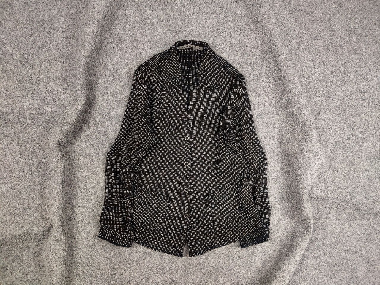 Transit Transit Par Such design Classic Black Knit Blazer Jacket Size M / US 6-8 / IT 42-44 - 1 Thumbnail