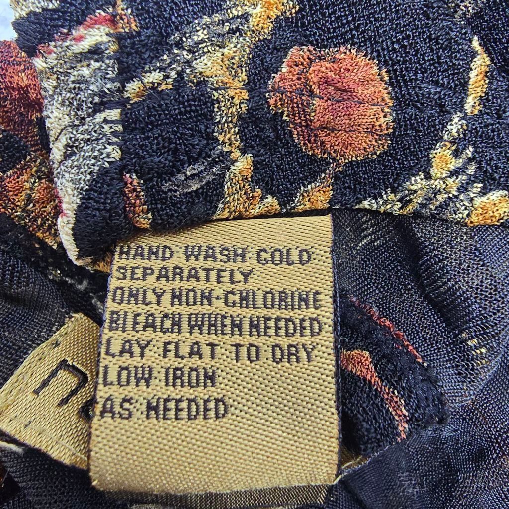 Industry of All Nations Women's Notations Long Sleeve Tee M Brown Black Animal Print Size M / US 6-8 / IT 42-44 - 7 Thumbnail