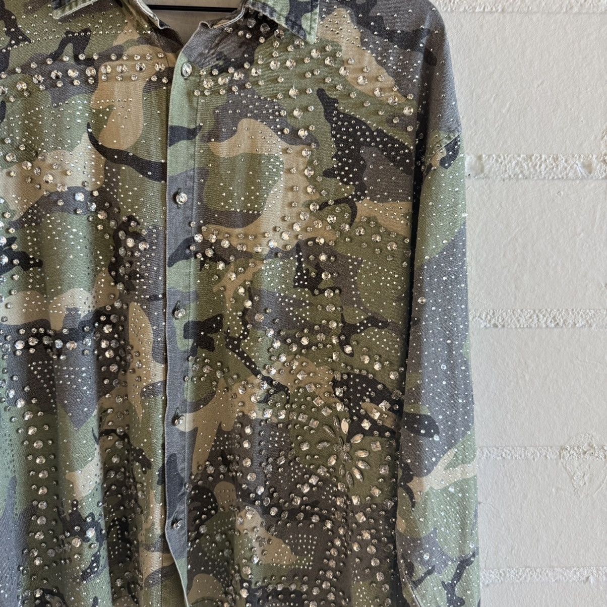 Vale Vale L/S Rhinestone Flannel Size US L / EU 52-54 / 3 - 2 Thumbnail