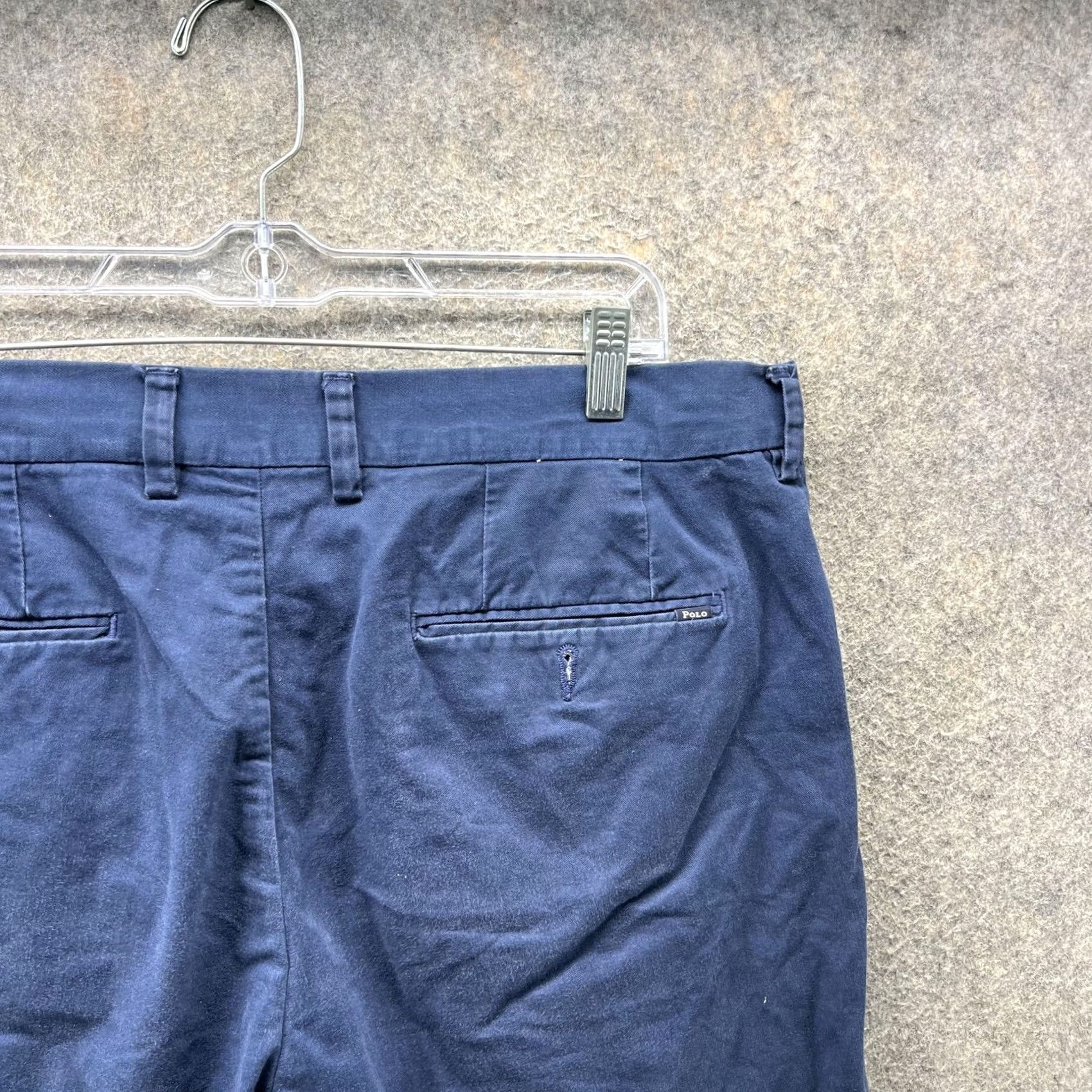Polo Ralph Lauren Polo Ralph Lauren Shorts Mens 36 Blue Stretch Classic Fit Chino Casual Size US M / EU 48-50 / 2 - 5 Thumbnail