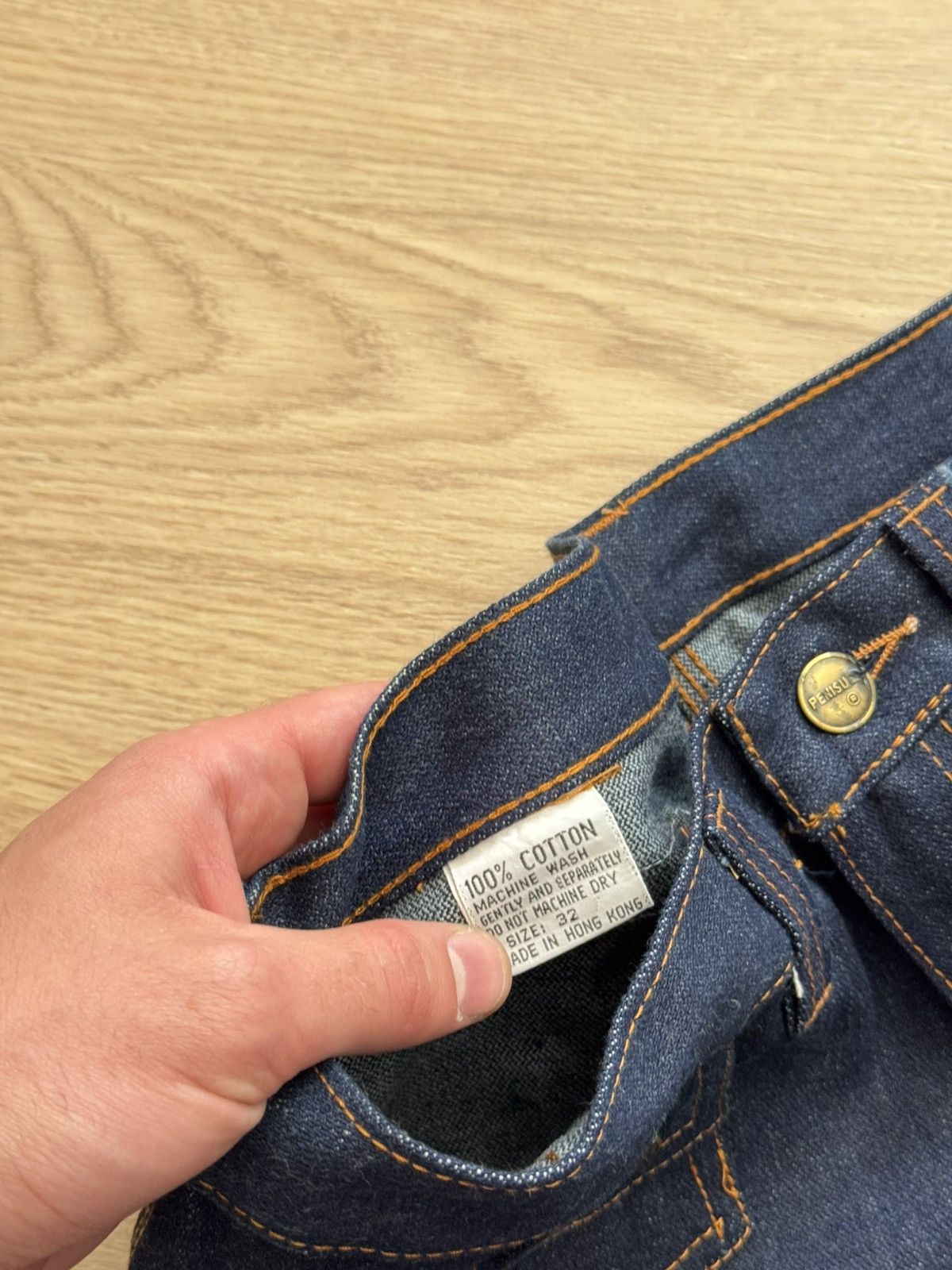 HippyTree Vintage 60-70’s Penisula Women’s Hippie Baggy Denim Jeans Size 32" / US 10 / IT 46 - 8 Thumbnail