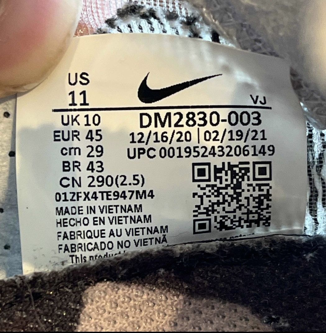 Nike Nike Flow 2020 ISPA Pure Platinum Size US 11 / EU 44 - 6 Thumbnail