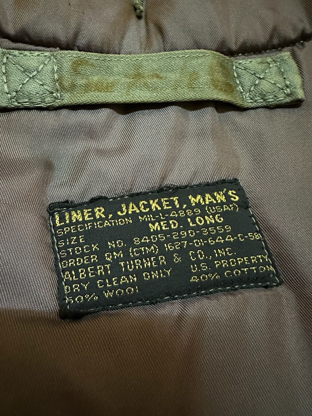 Vintage Vintage 60s usaf lining cold jacke Size US M / EU 48-50 / 2 - 6 Thumbnail