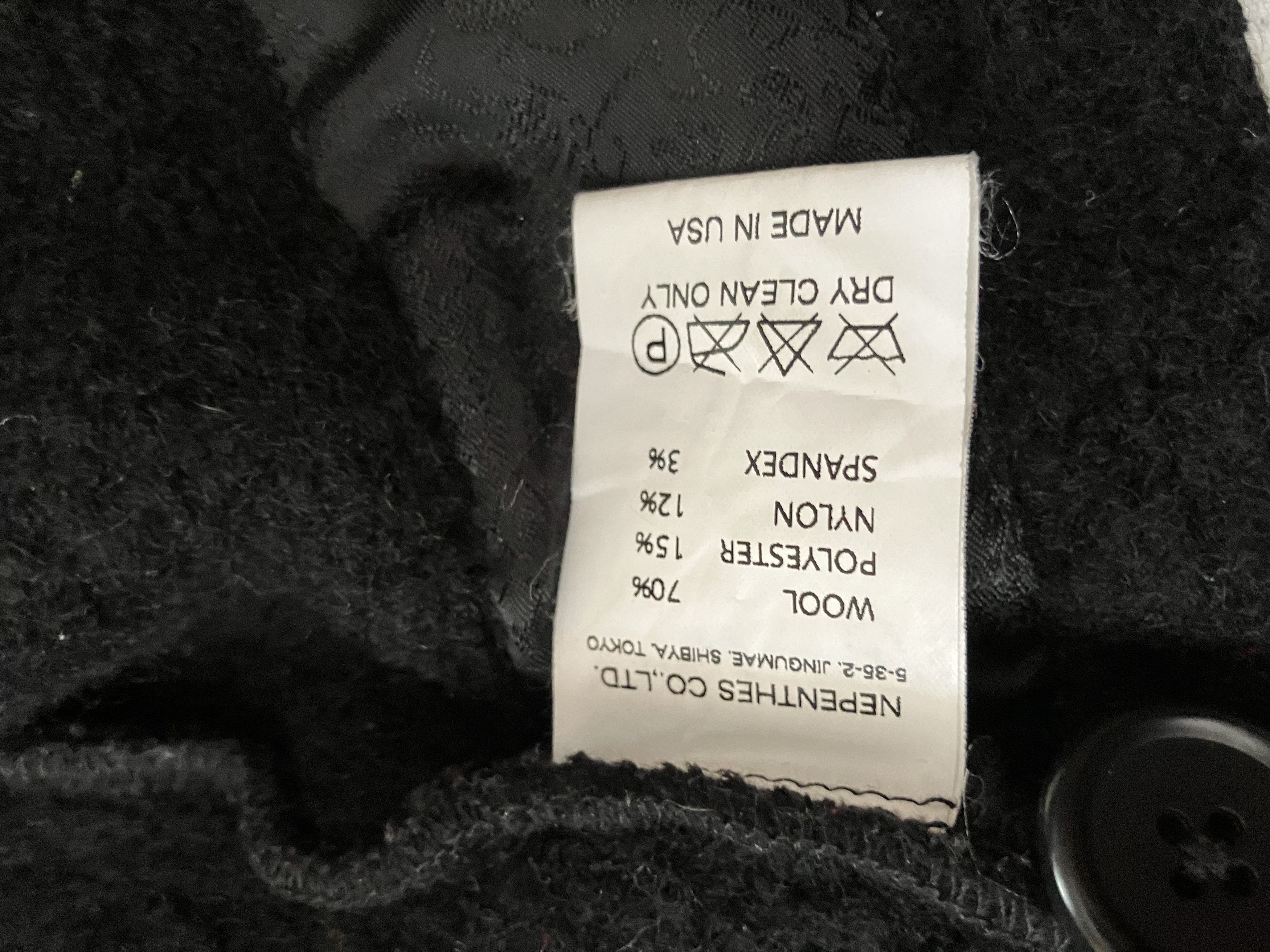 Engineered Garments ENGINEERED GARMENTS Men's XS Black Wool Shawl Sweater Jacket Size US XS / EU 42 / 0 - 11 Thumbnail
