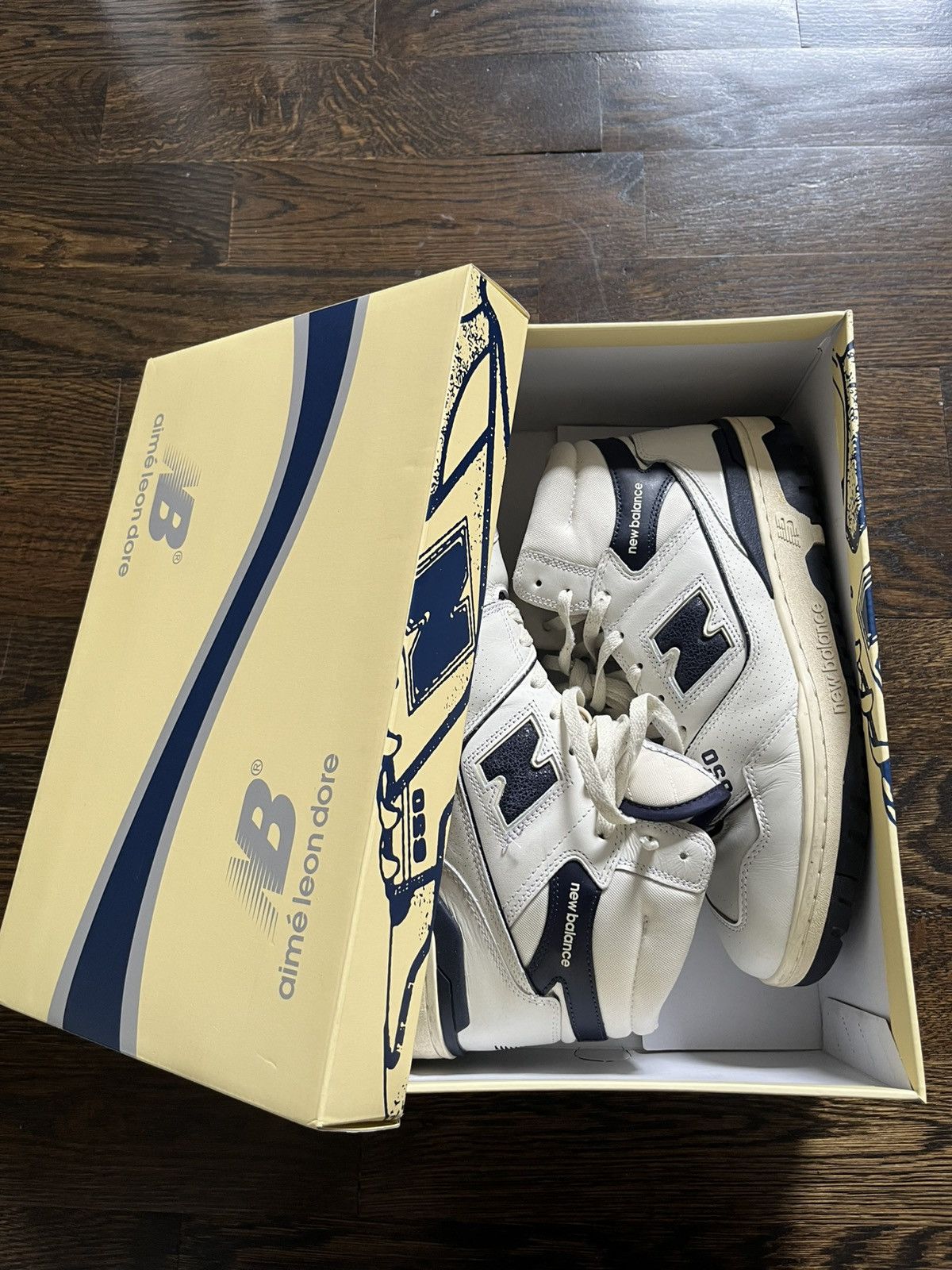 Action Bronson × New Balance Aimé Leon Dore × New Balance 650R 'Navy' Size US 12 / EU 45 - 8 Thumbnail