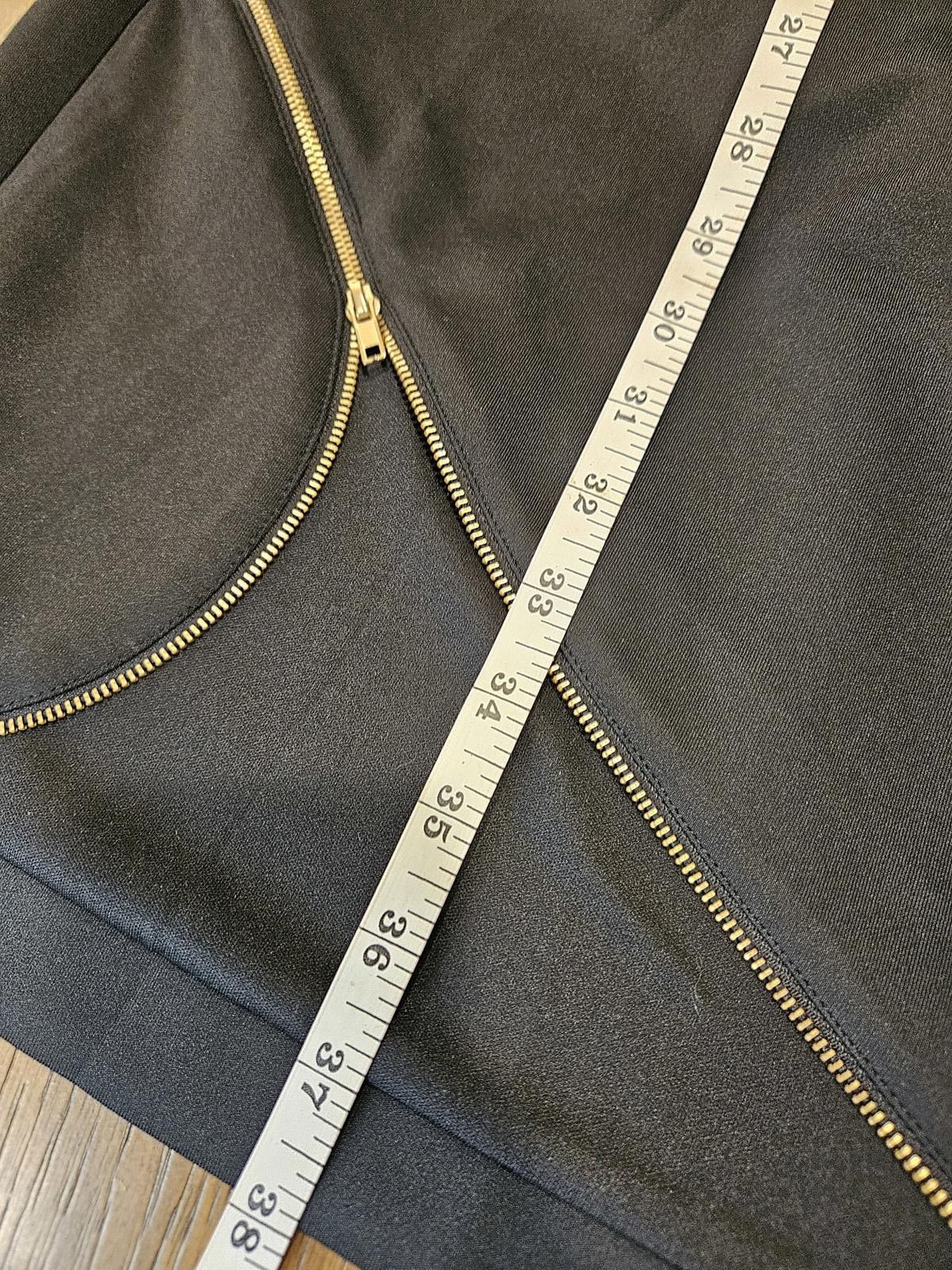 Designer Nwt Thalia Sodi Black Zipper Detail Dress #H33 Size M / US 6-8 / IT 42-44 - 6 Thumbnail