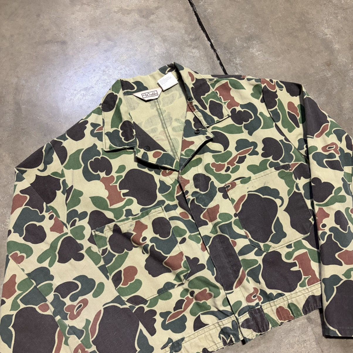 Walls Vintage Walls Duck Camo Cropped Jacket Work Detroit 90s USA Size US L / EU 52-54 / 3 - 2 Thumbnail