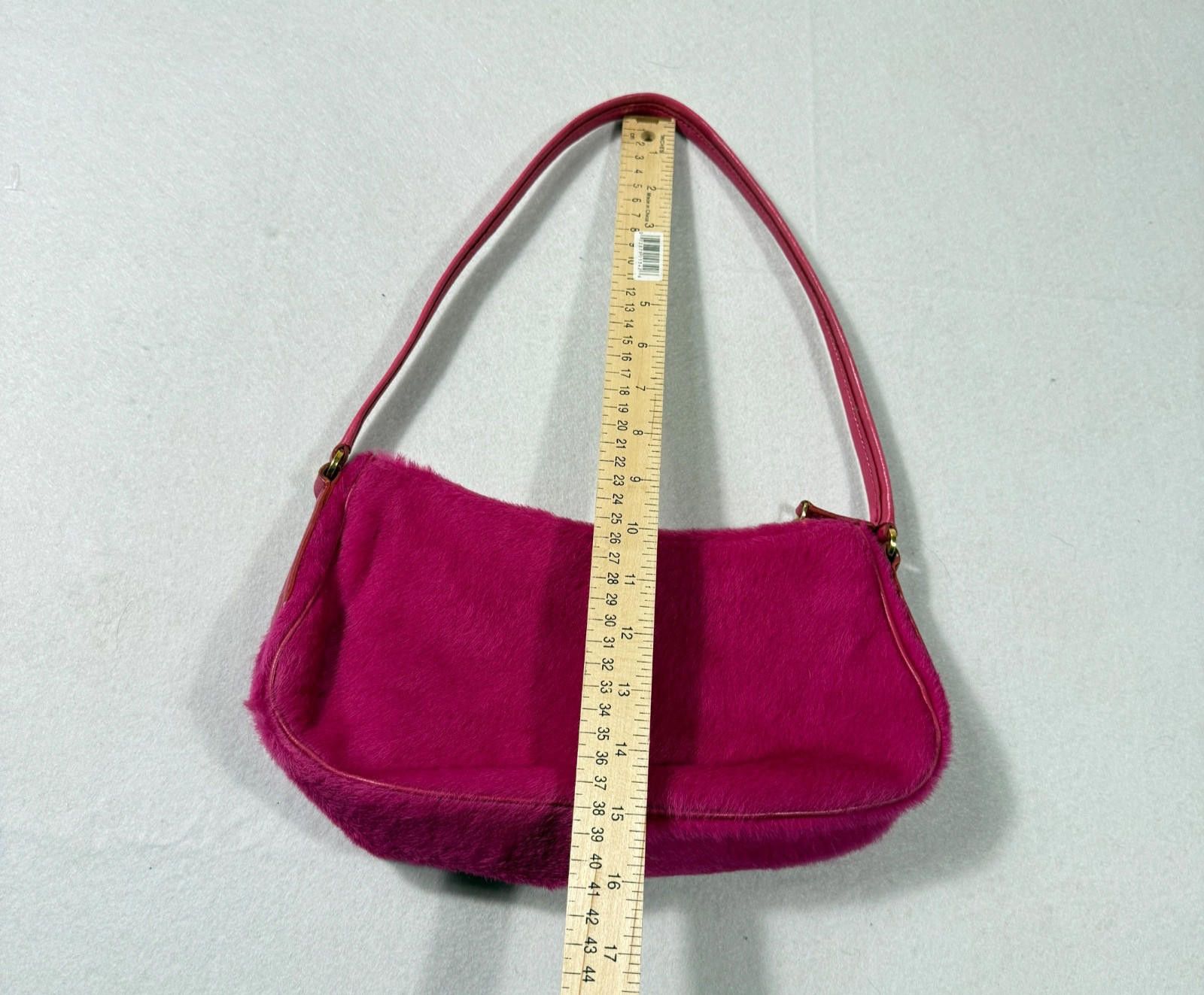 Escada Escada Baguette Pony Hair Pink Purse Handbag y2k 90's Size ONE SIZE - 7 Thumbnail